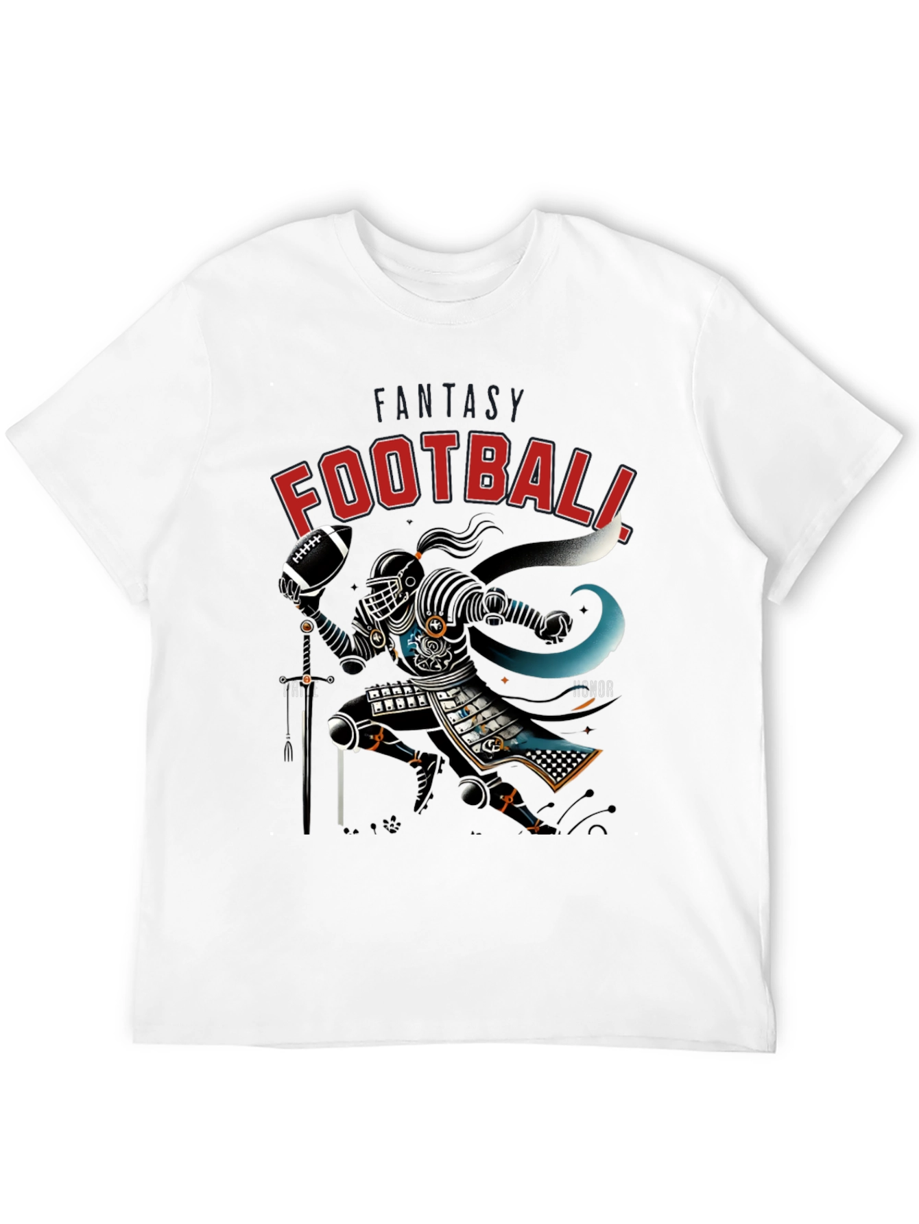 Football Samurai Graphic Tee - Black