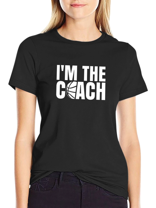 Im The Coach Basketball Graphic T-Shirt