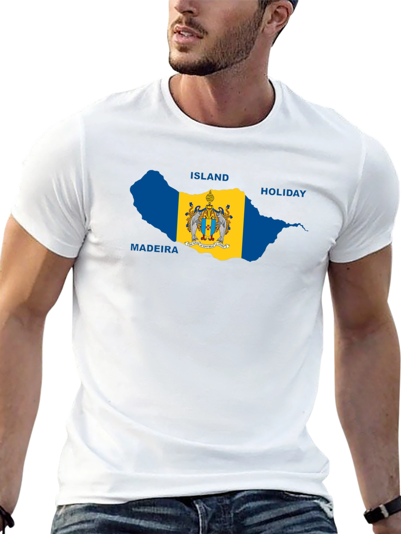 Madeira Island Holiday Black T-Shirt