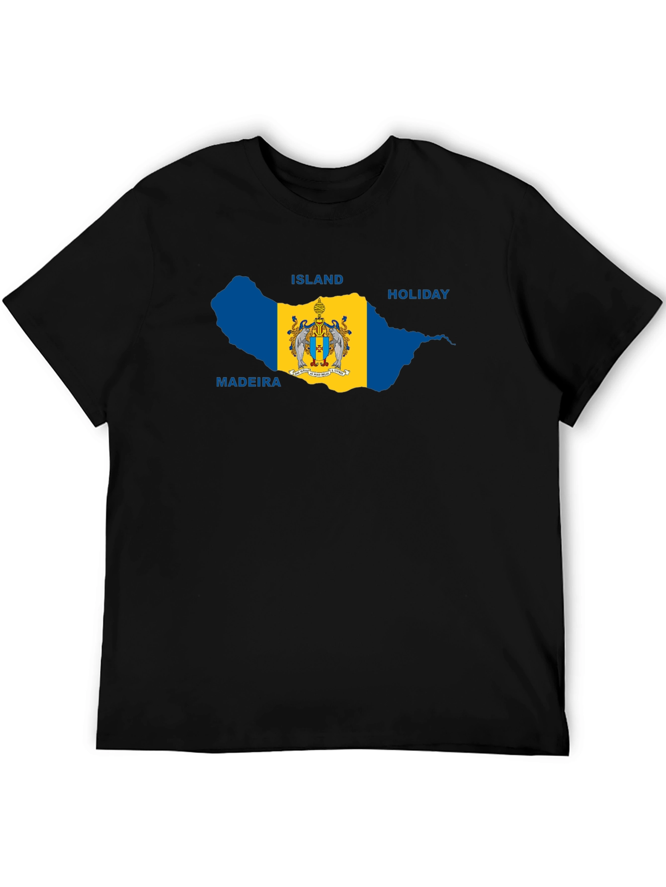 Madeira Island Holiday Black T-Shirt