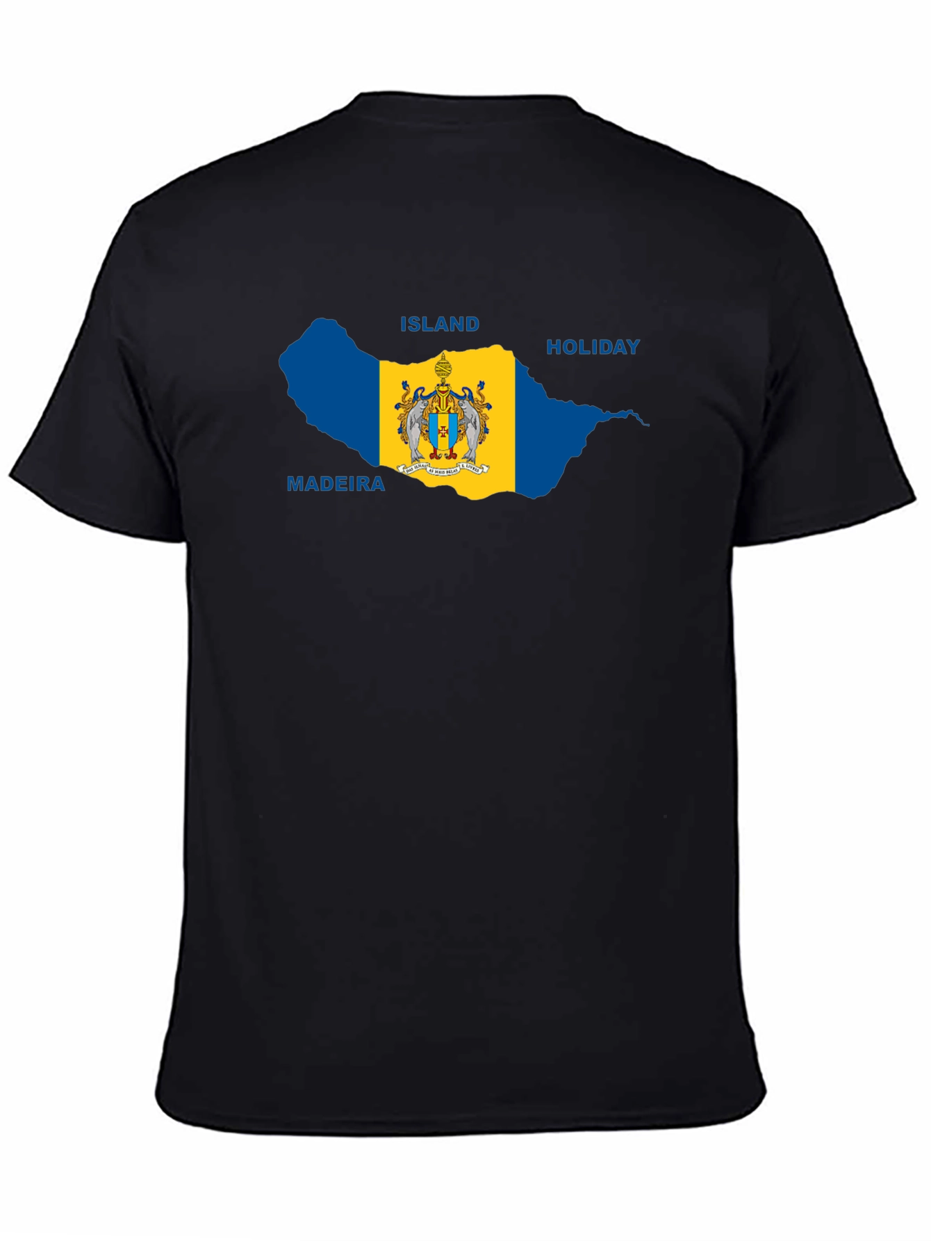 Madeira Island Holiday Black T-Shirt