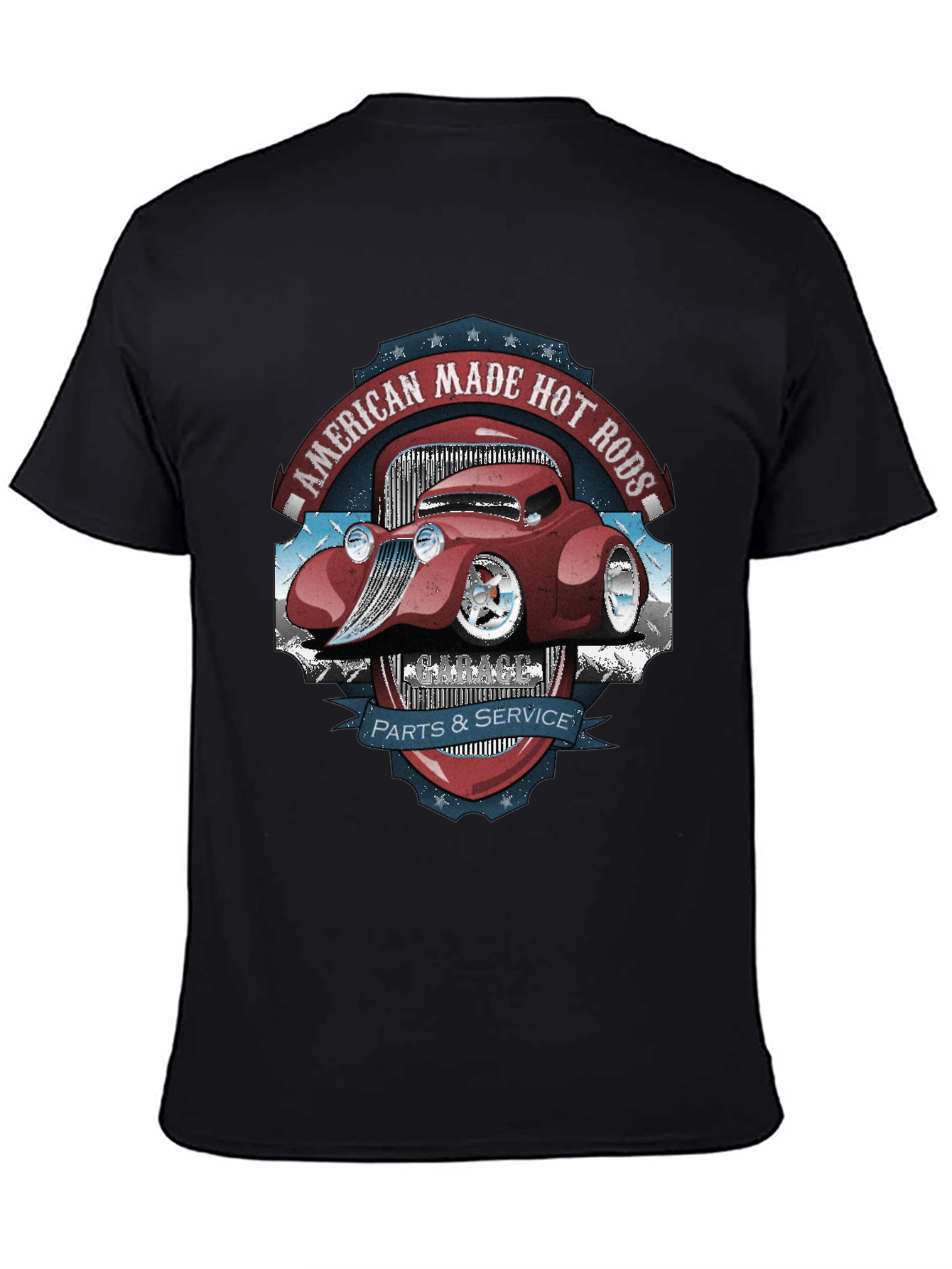 American Made Hot Rods T-Shirt - Parts & Service