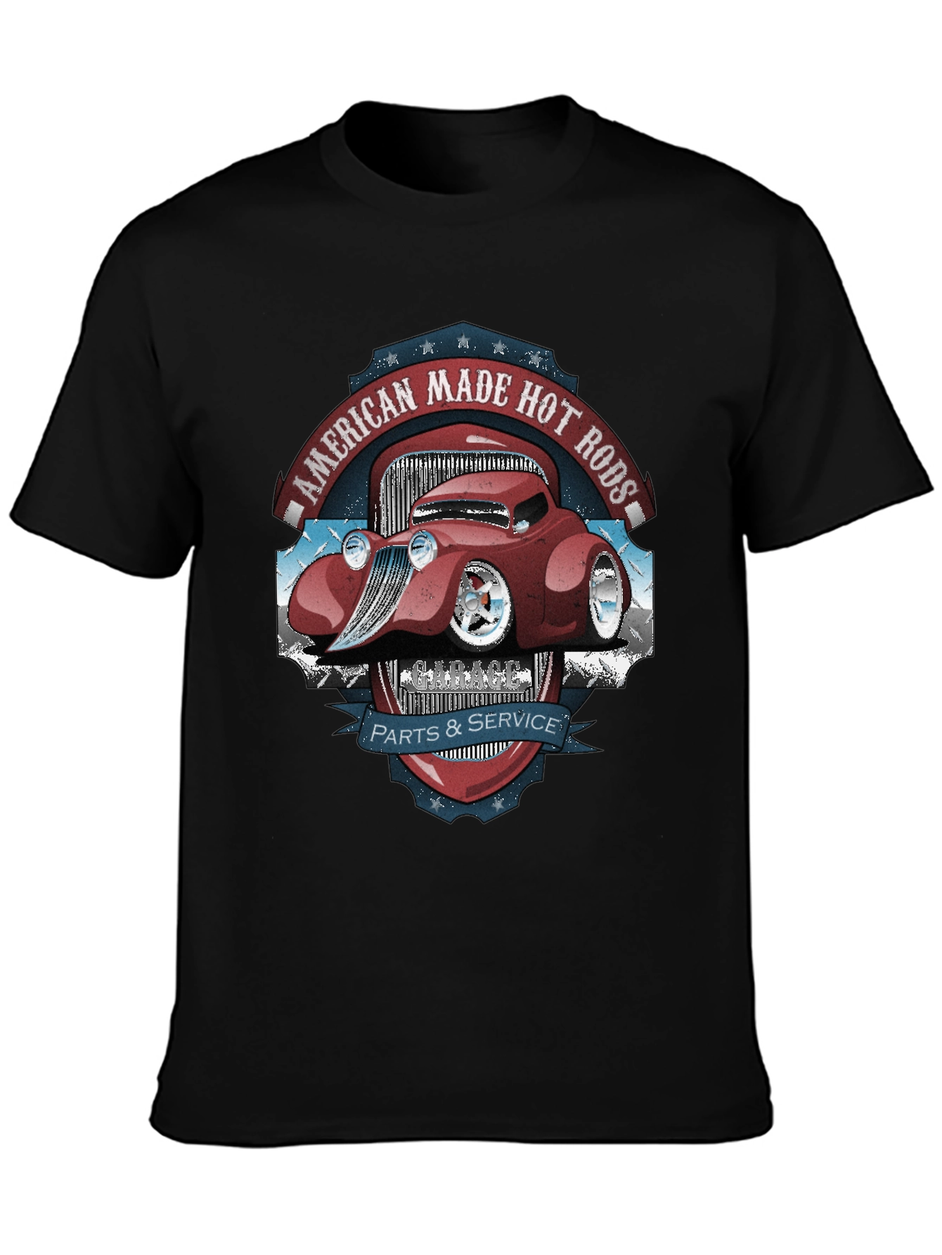 American Made Hot Rods T-Shirt - Parts & Service