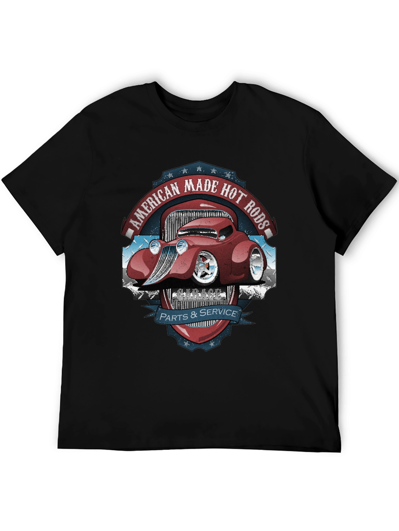 American Made Hot Rods T-Shirt - Parts & Service