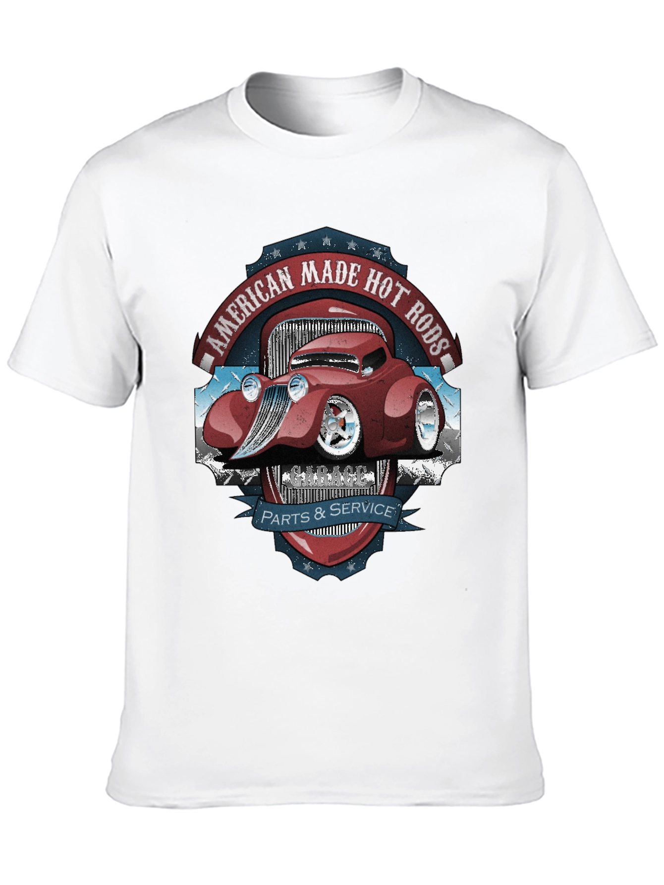 American Made Hot Rods T-Shirt - Parts & Service
