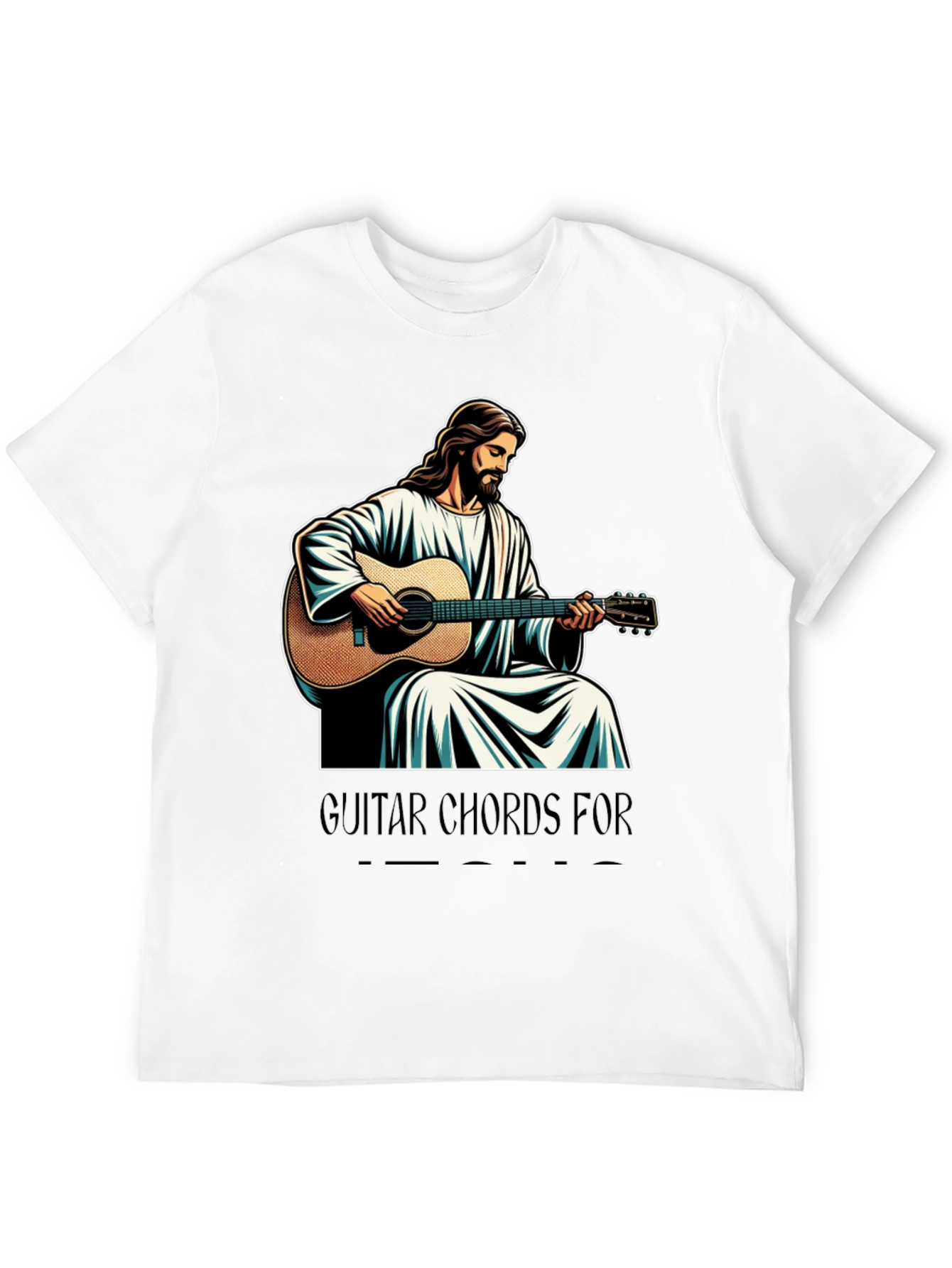 Jesus Guitar Chords T-Shirt