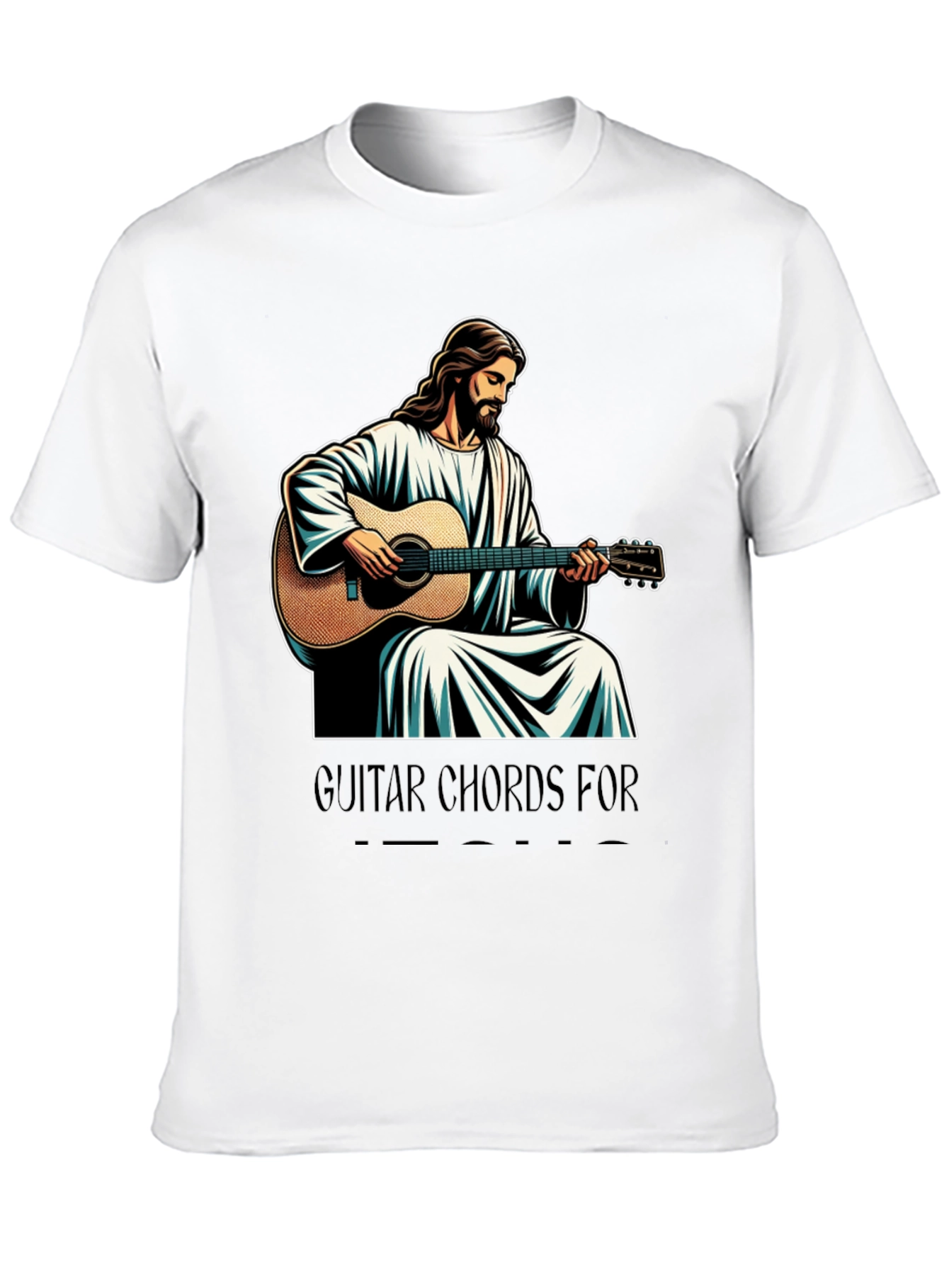 Jesus Guitar Chords T-Shirt