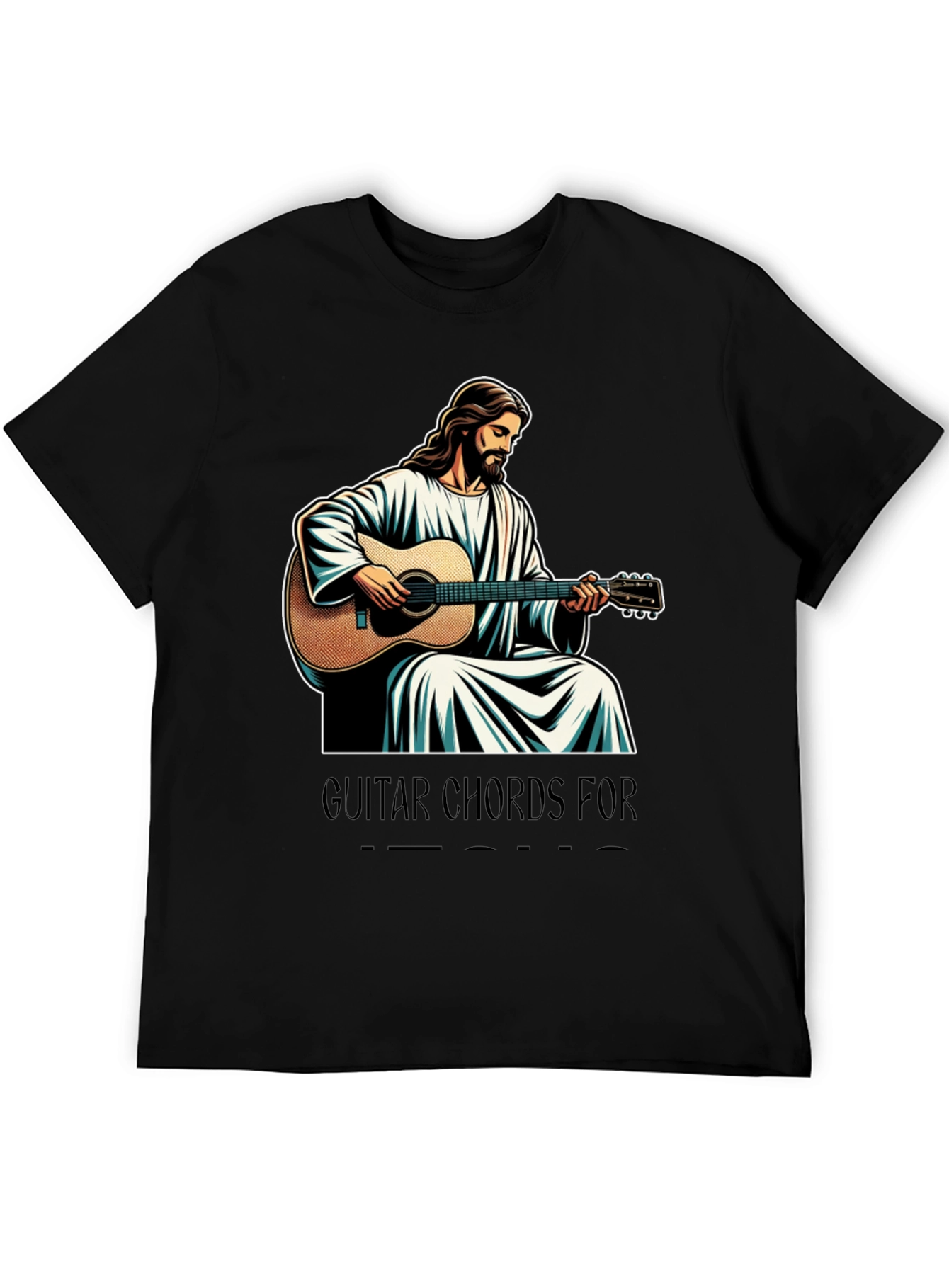 Jesus Guitar Chords T-Shirt