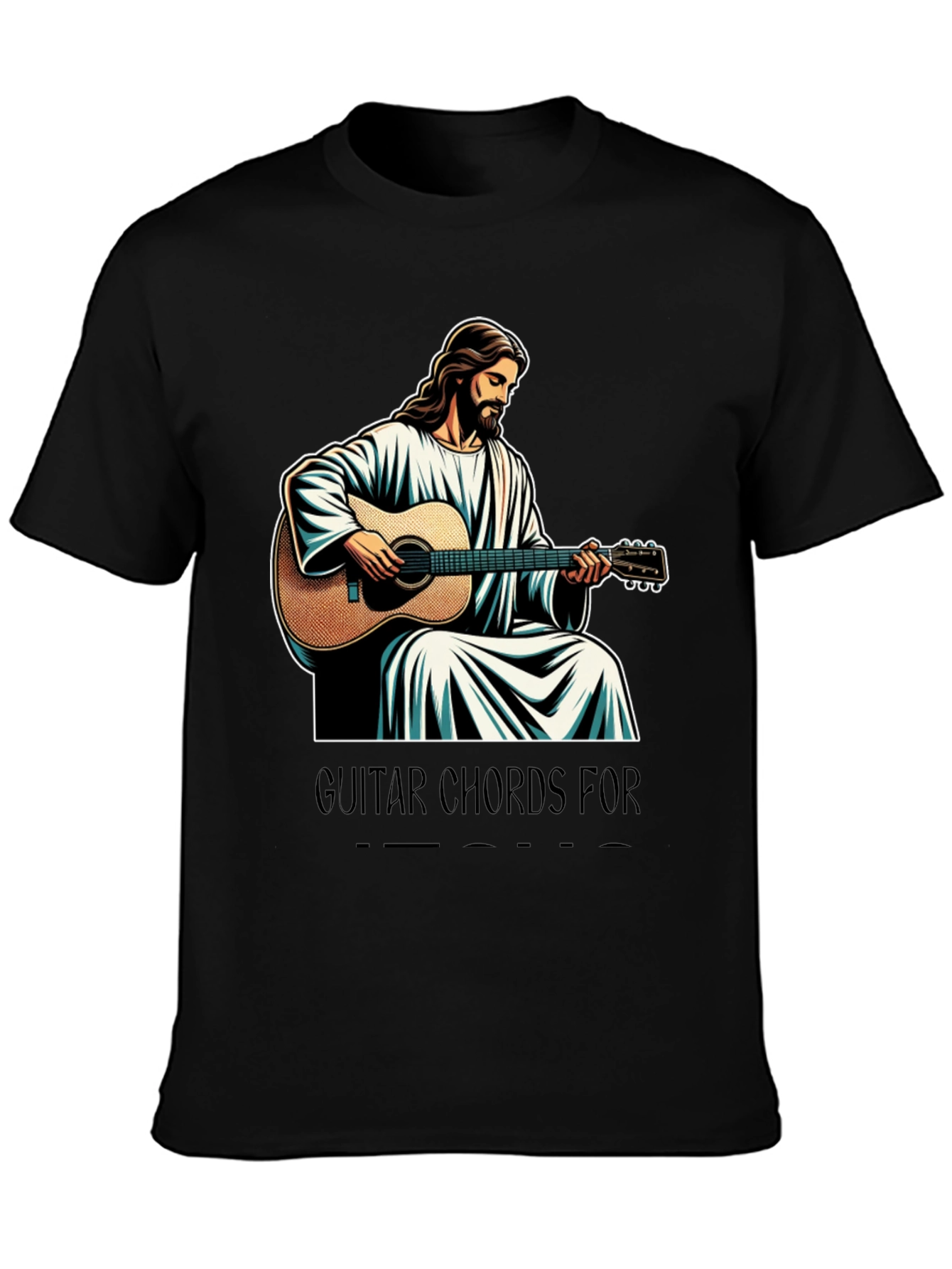 Jesus Guitar Chords T-Shirt