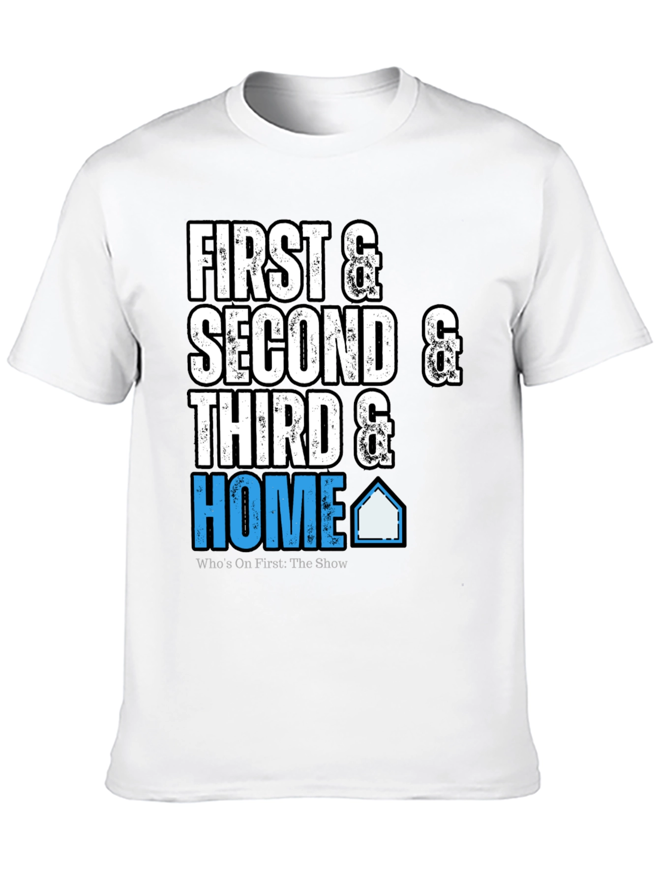 First Second Third & Home Black T-Shirt