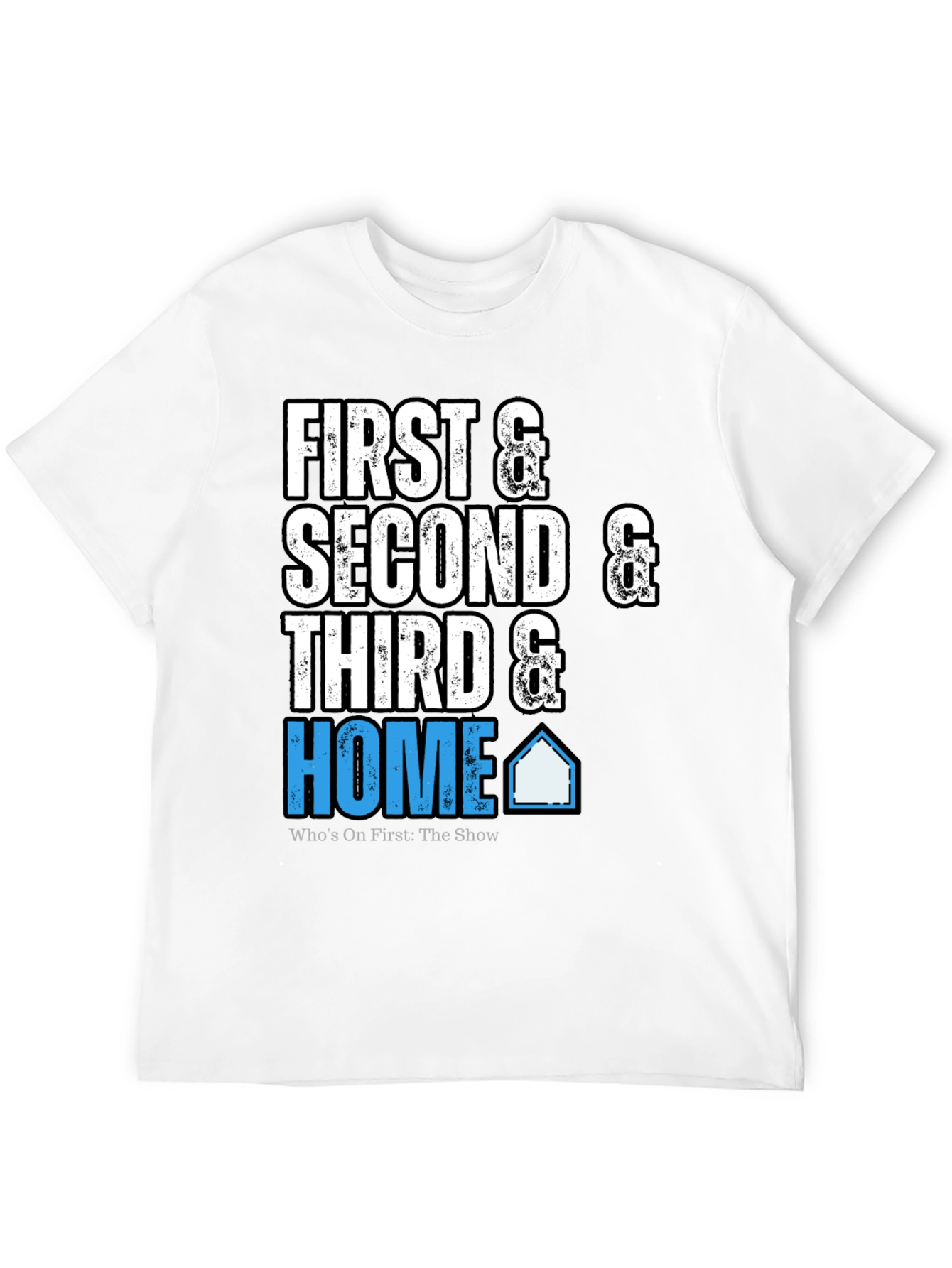 First Second Third & Home Black T-Shirt
