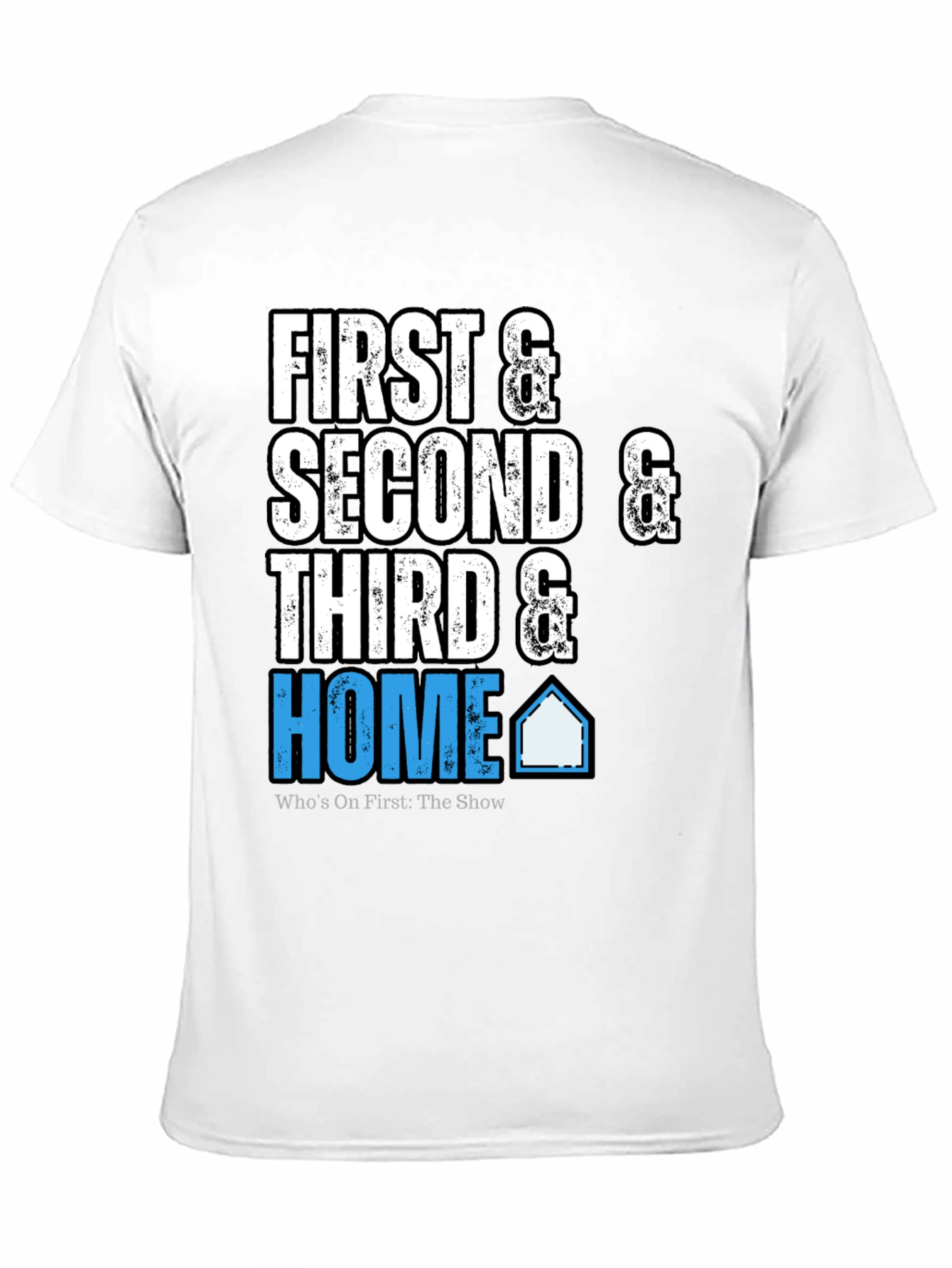 First Second Third & Home Black T-Shirt
