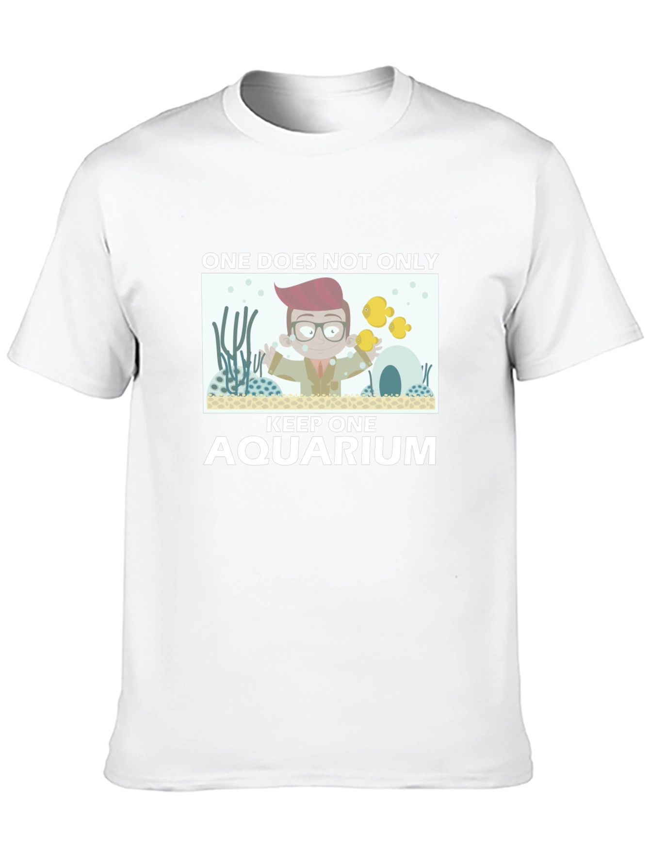 One Does Not Keep One Aquarium Black T-Shirt