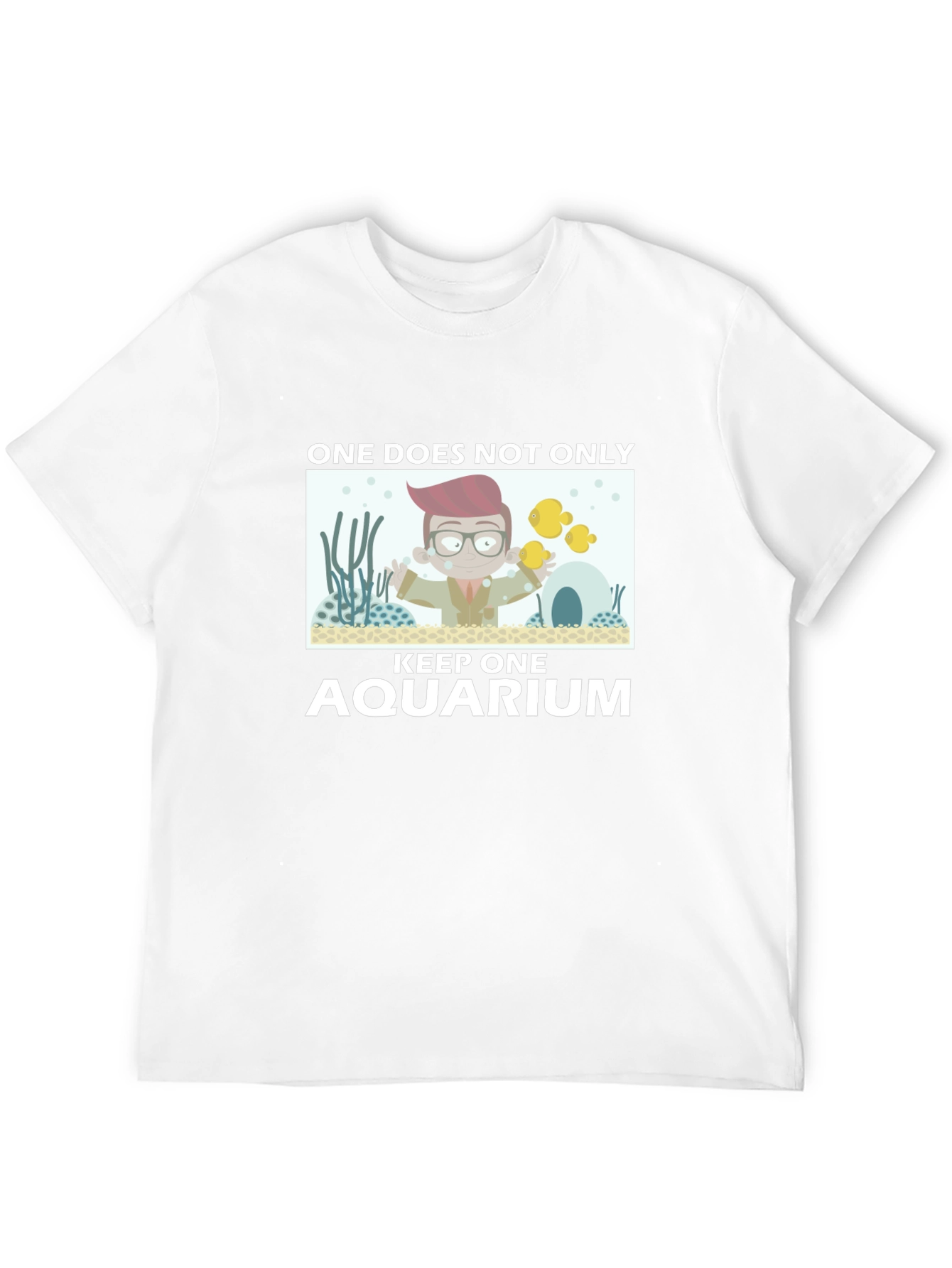 One Does Not Keep One Aquarium Black T-Shirt