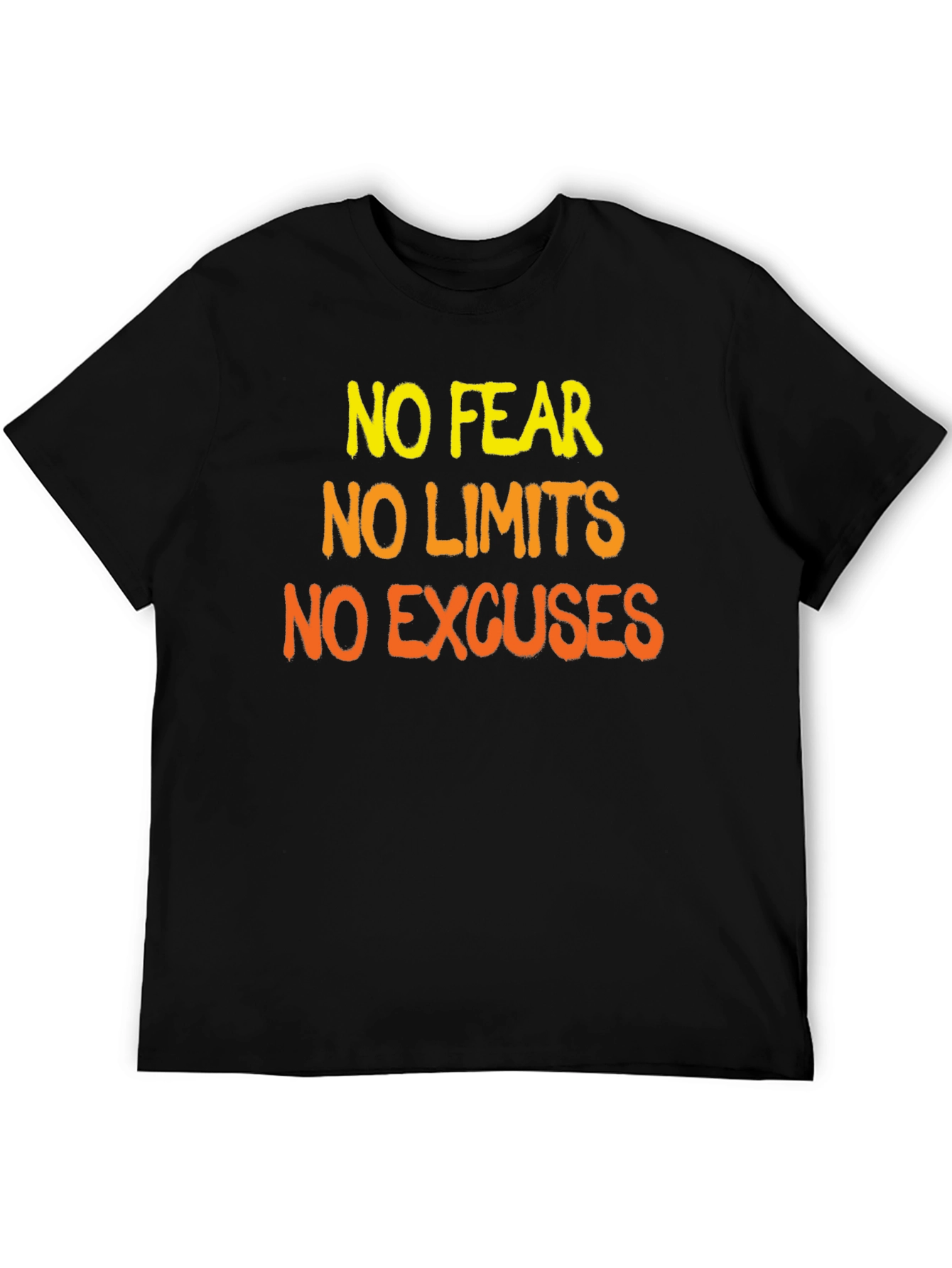 Motivational Graphic Tee - No Fear Limits Excuses