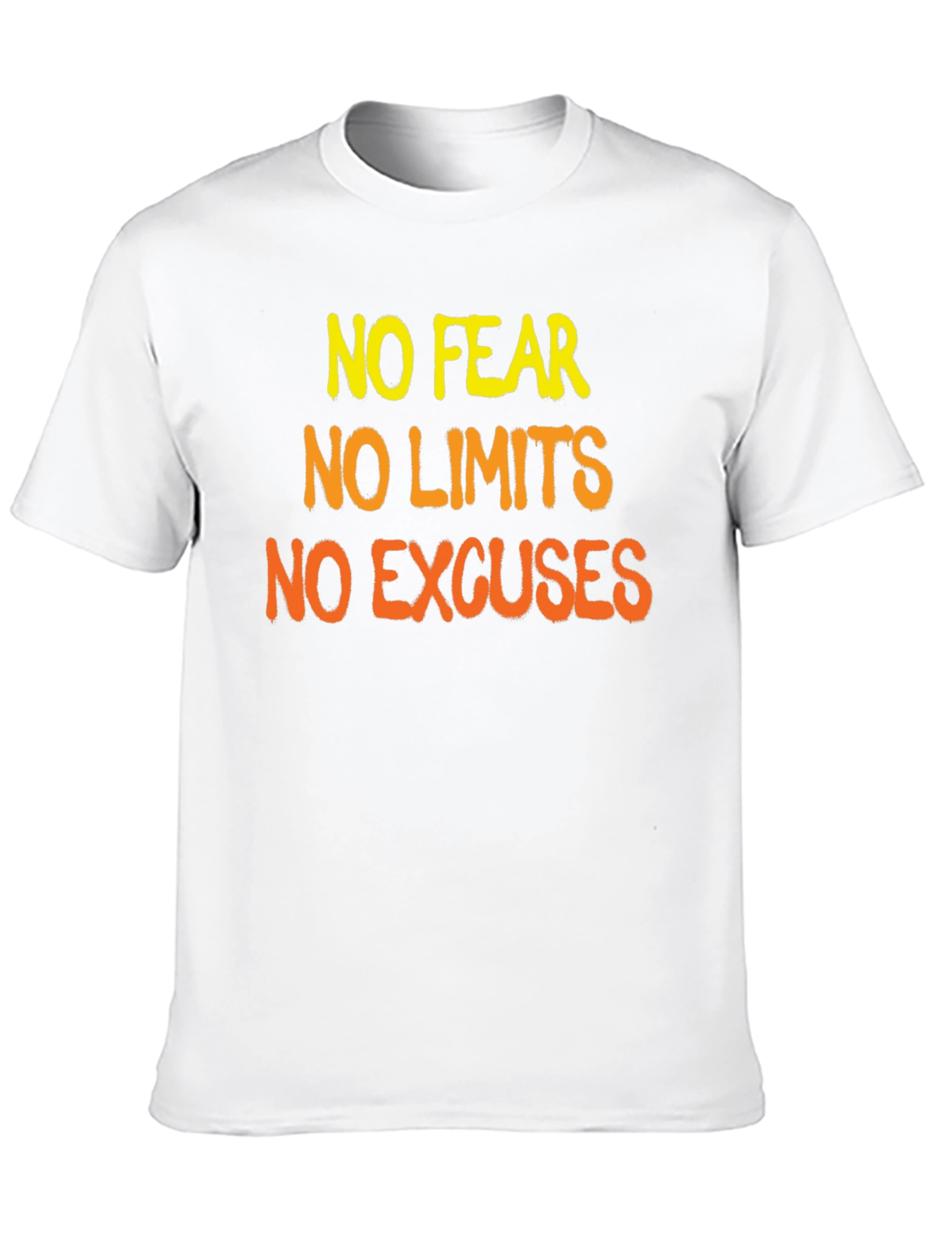 Motivational Graphic Tee - No Fear Limits Excuses