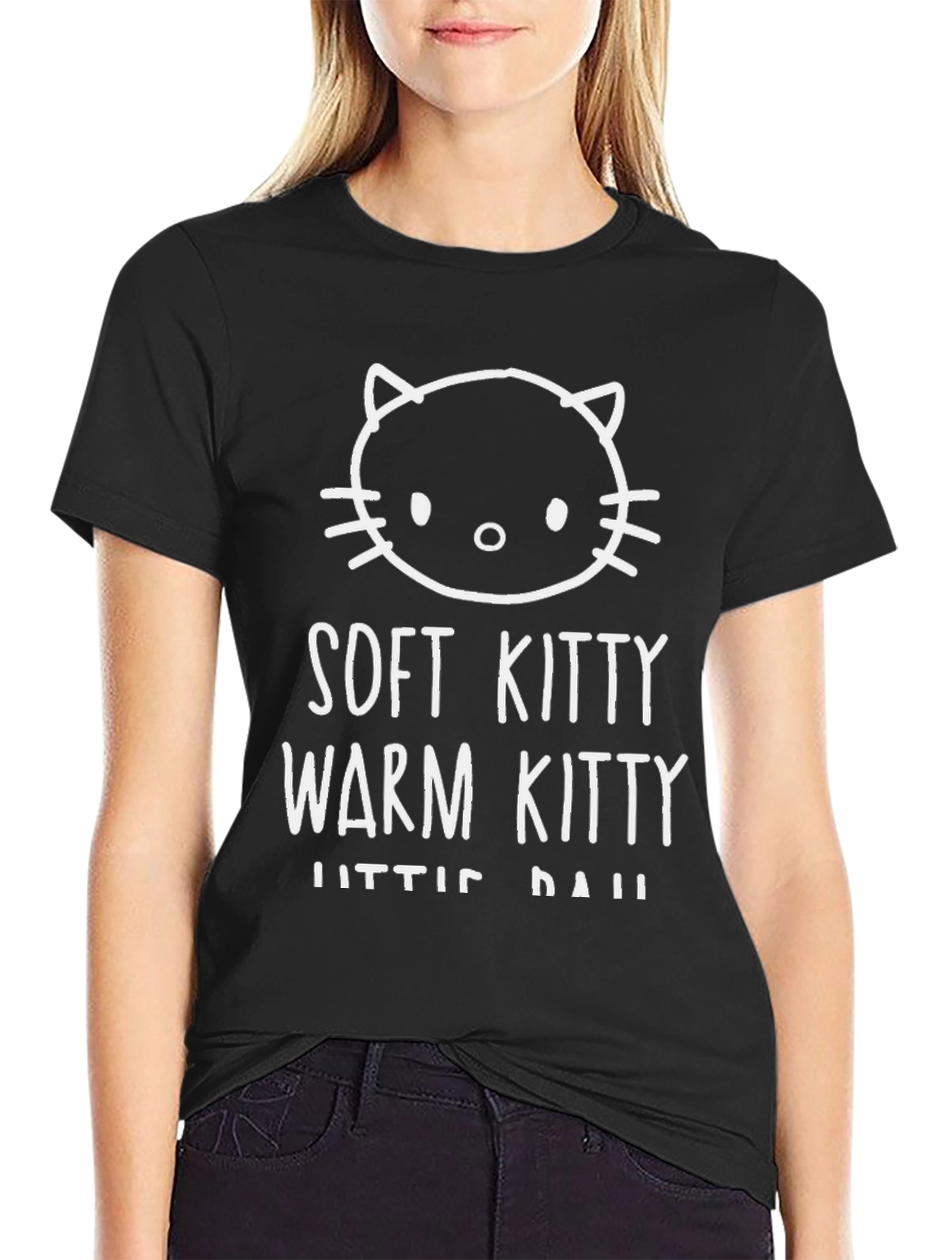 Soft Kitty T-Shirt - Warm and Fuzzy Tee