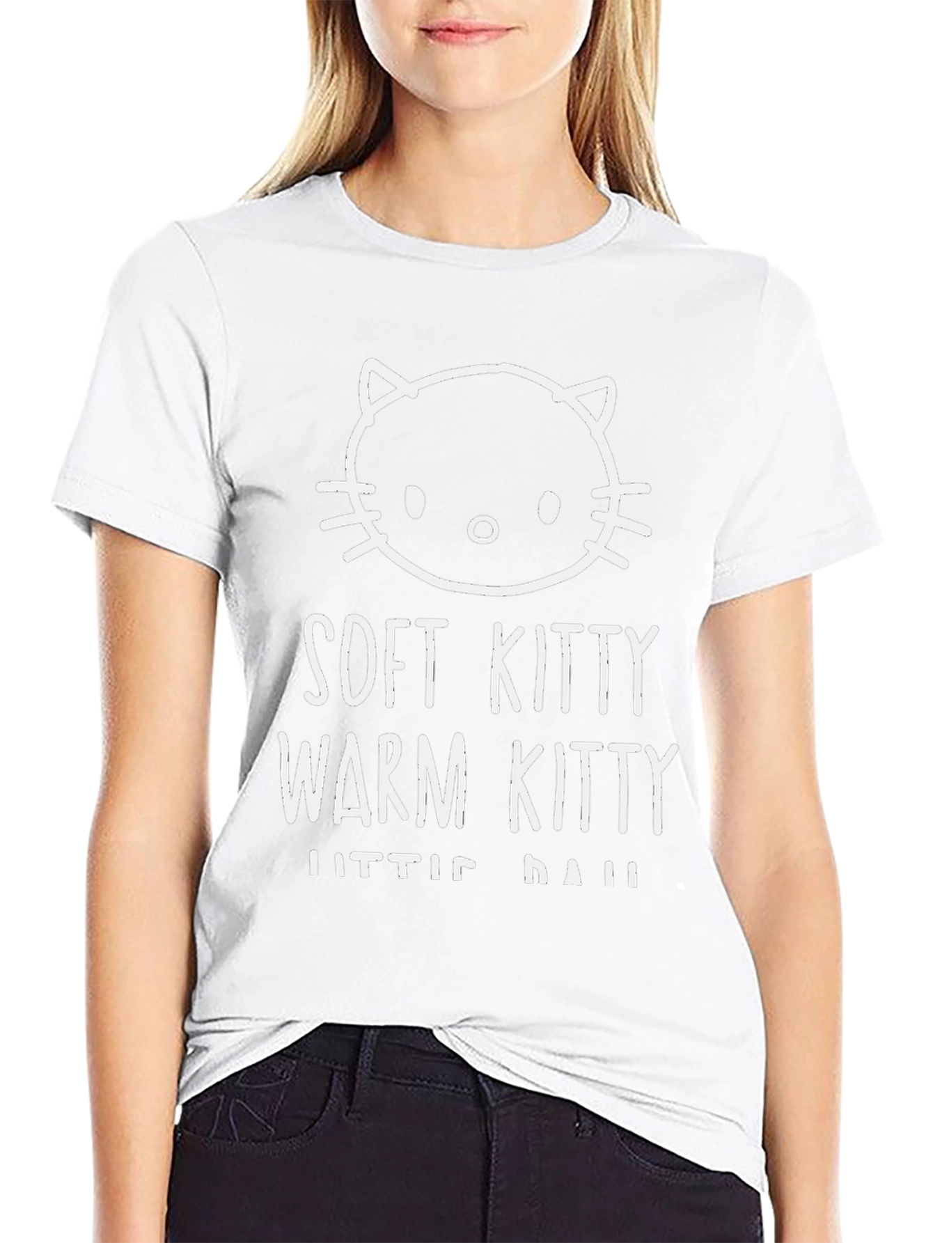 Soft Kitty T-Shirt - Warm and Fuzzy Tee