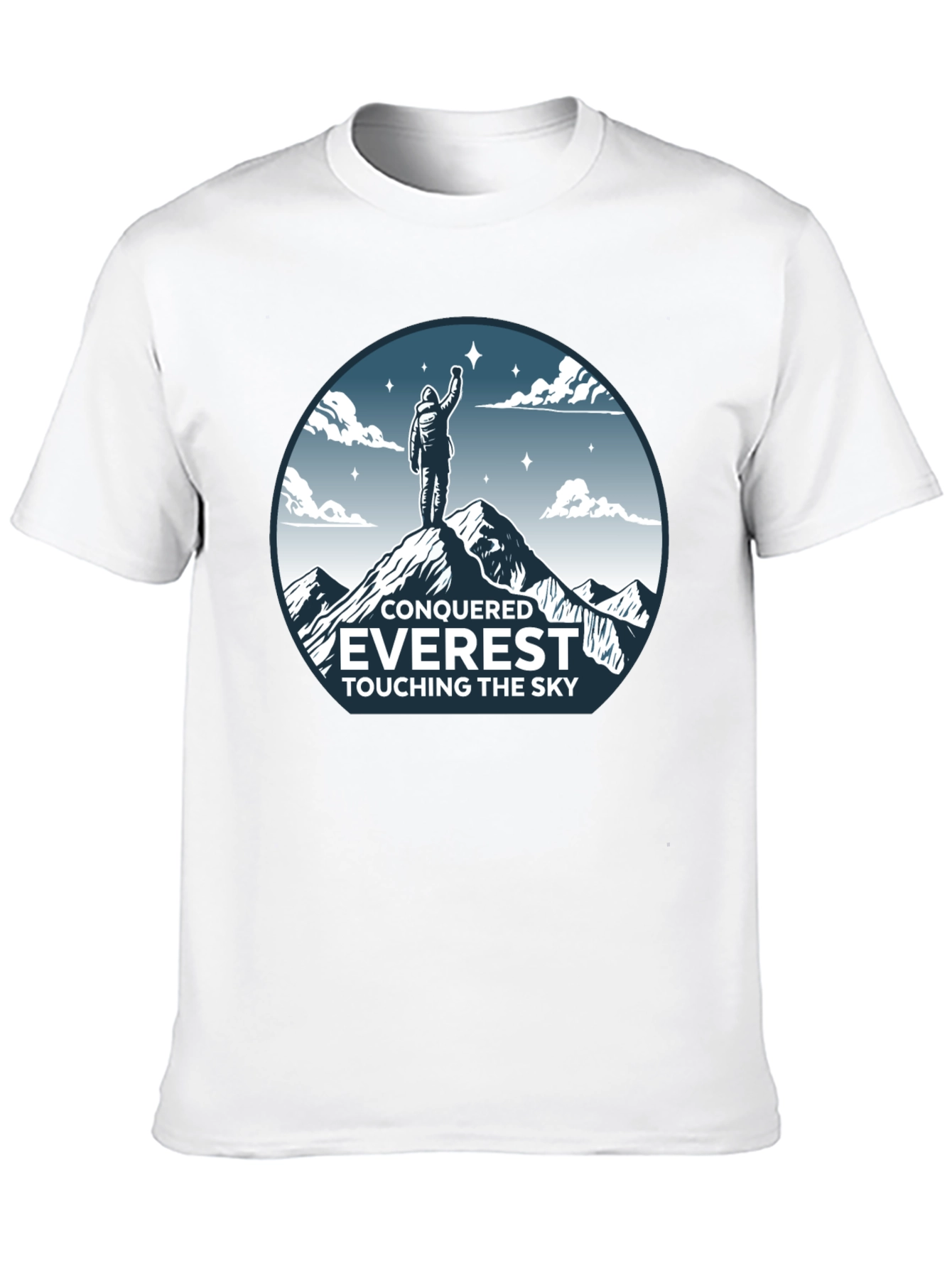 Conquered Everest Black T-Shirt