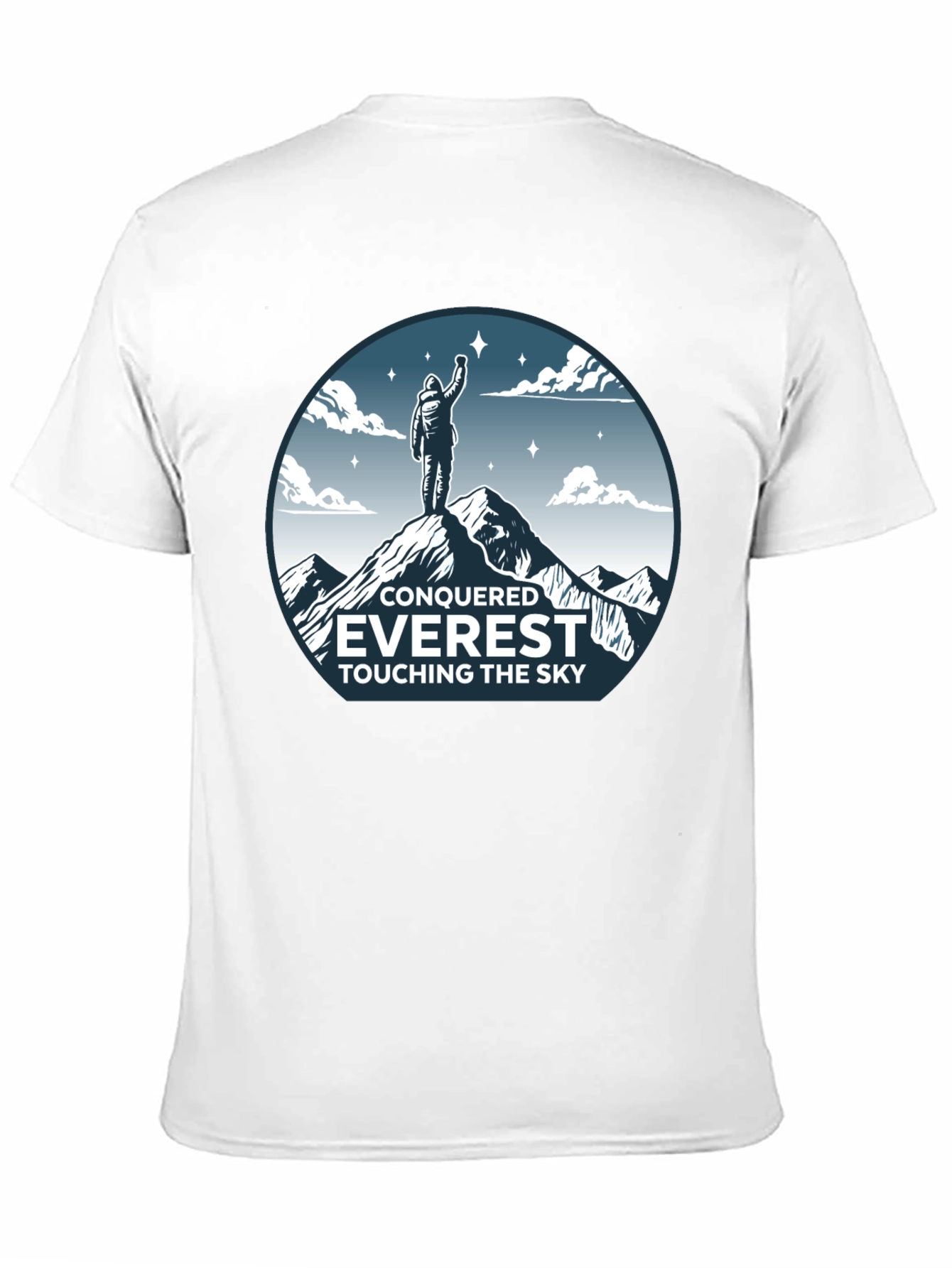 Conquered Everest Black T-Shirt