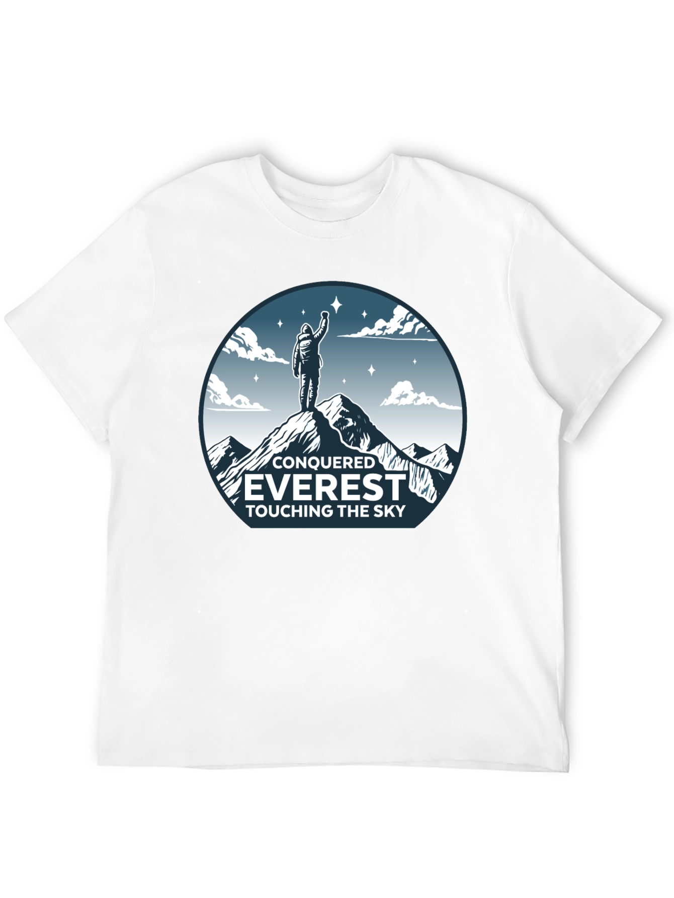 Conquered Everest Black T-Shirt