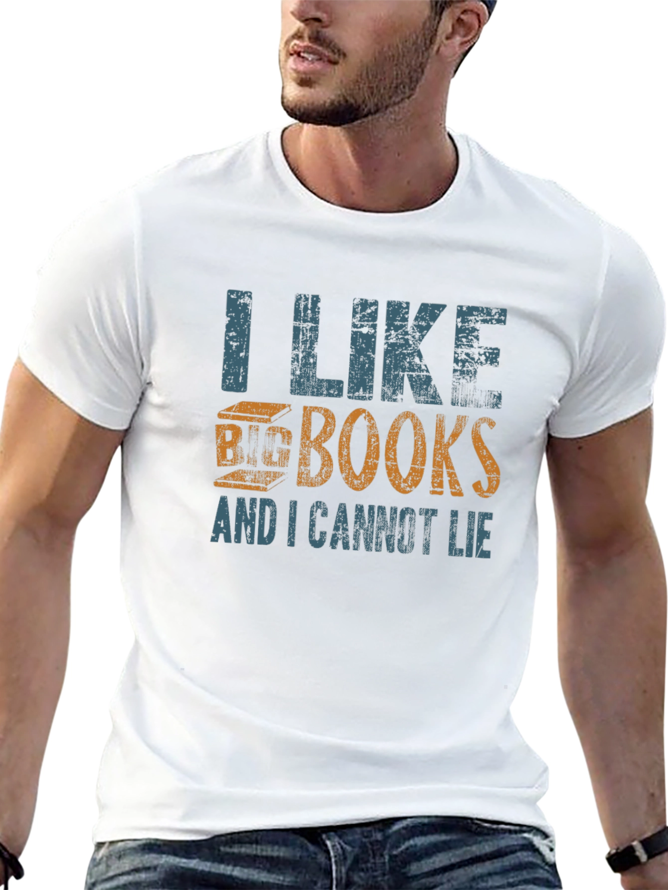 I Like Big Books T-Shirt - Black