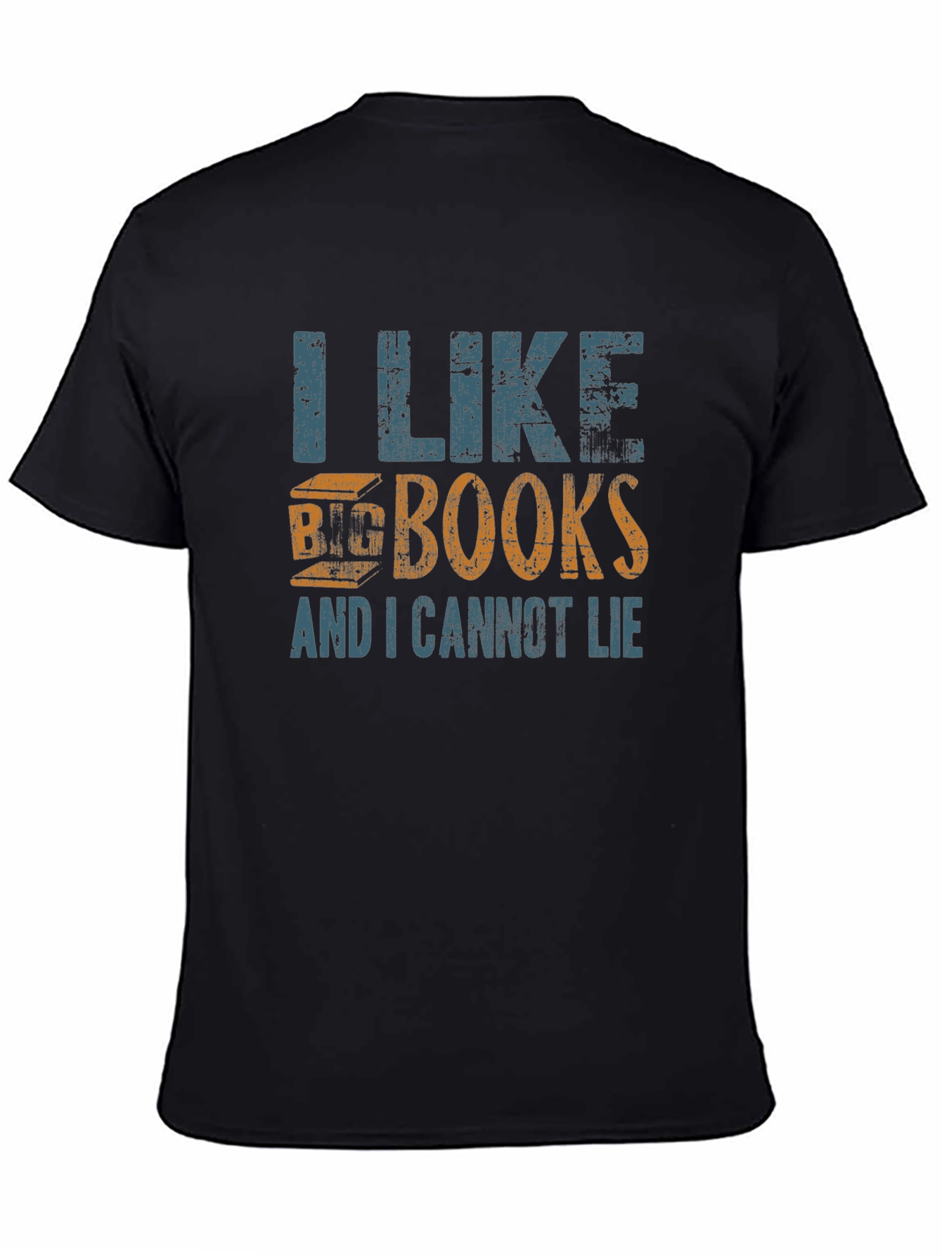 I Like Big Books T-Shirt - Black