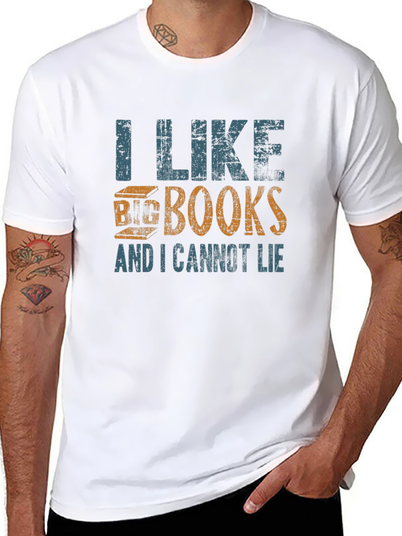 I Like Big Books T-Shirt - Black