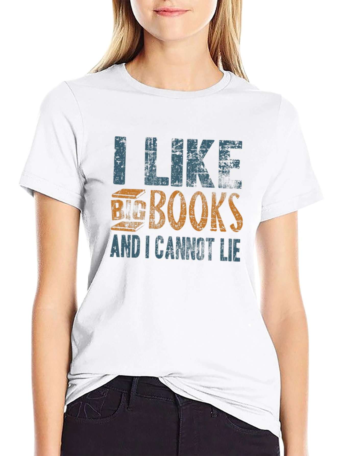 I Like Big Books T-Shirt - Black