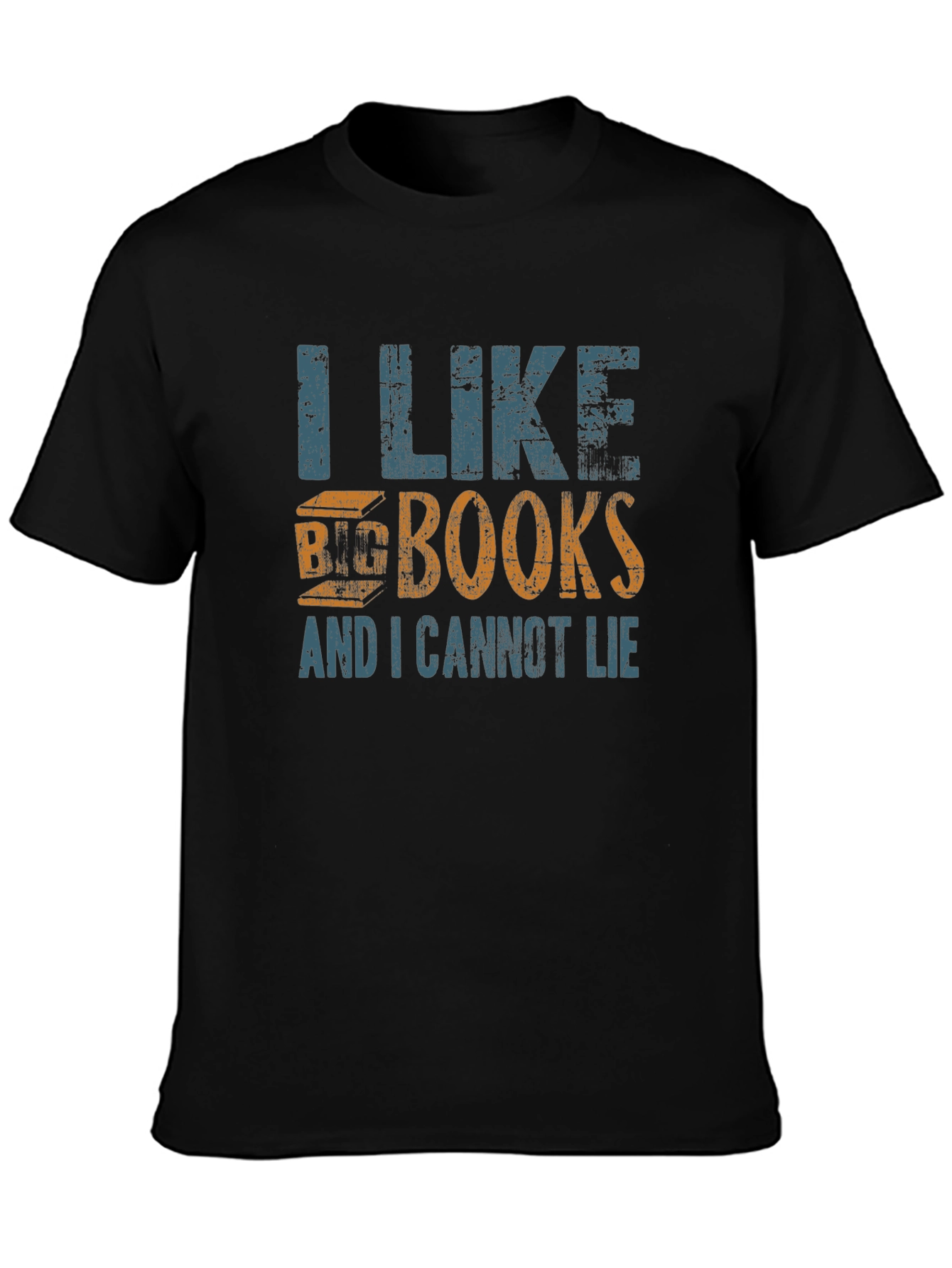 I Like Big Books T-Shirt - Black