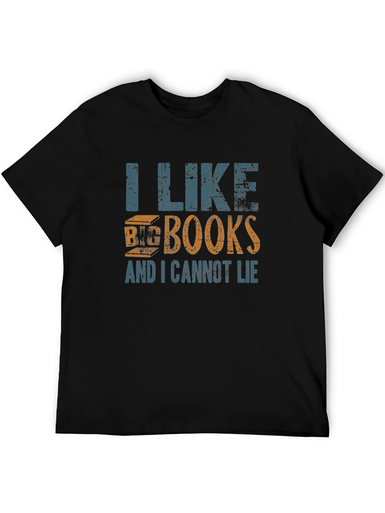 I Like Big Books T-Shirt - Black