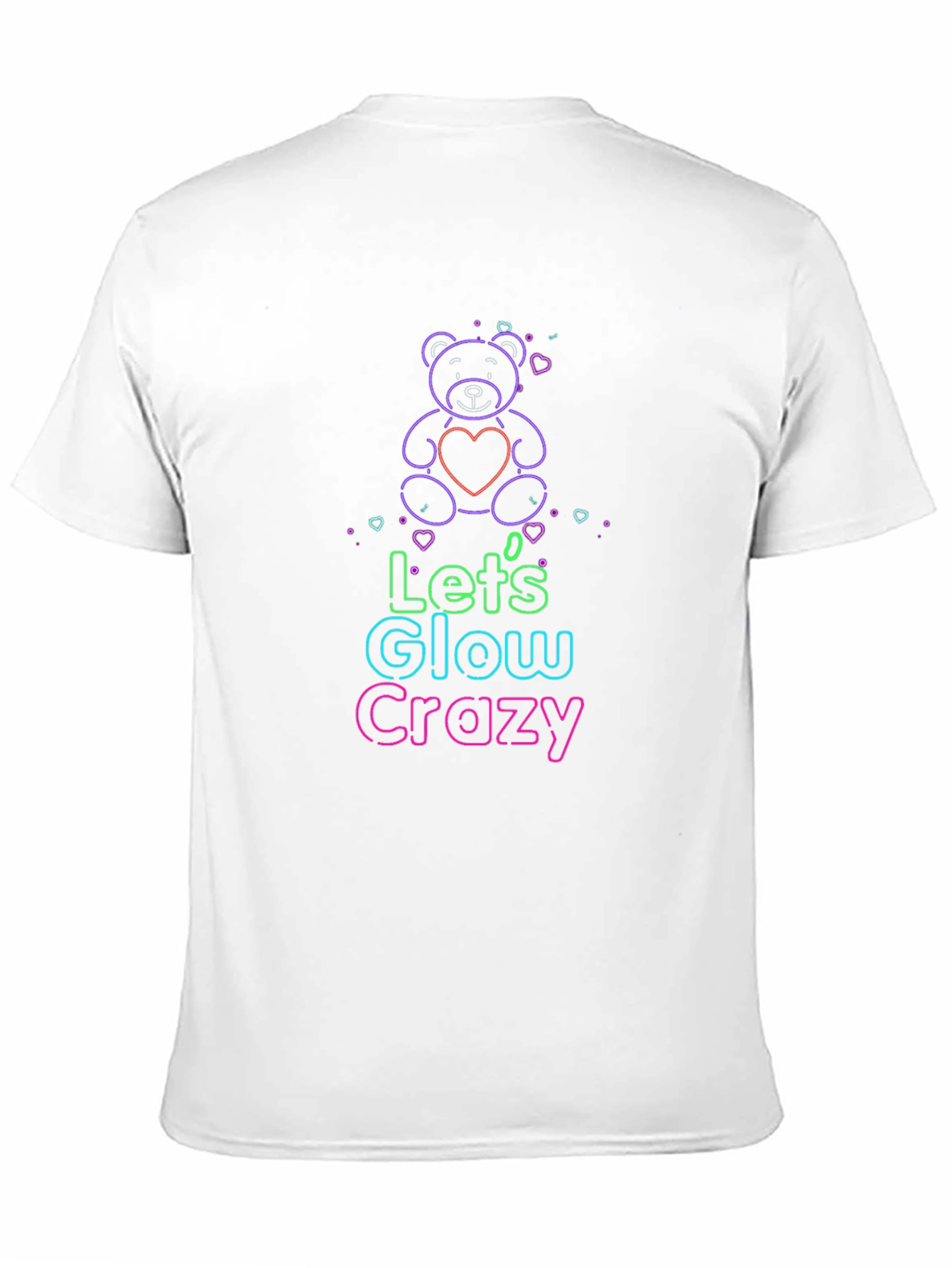 Glow Crazy Bear Graphic Tee