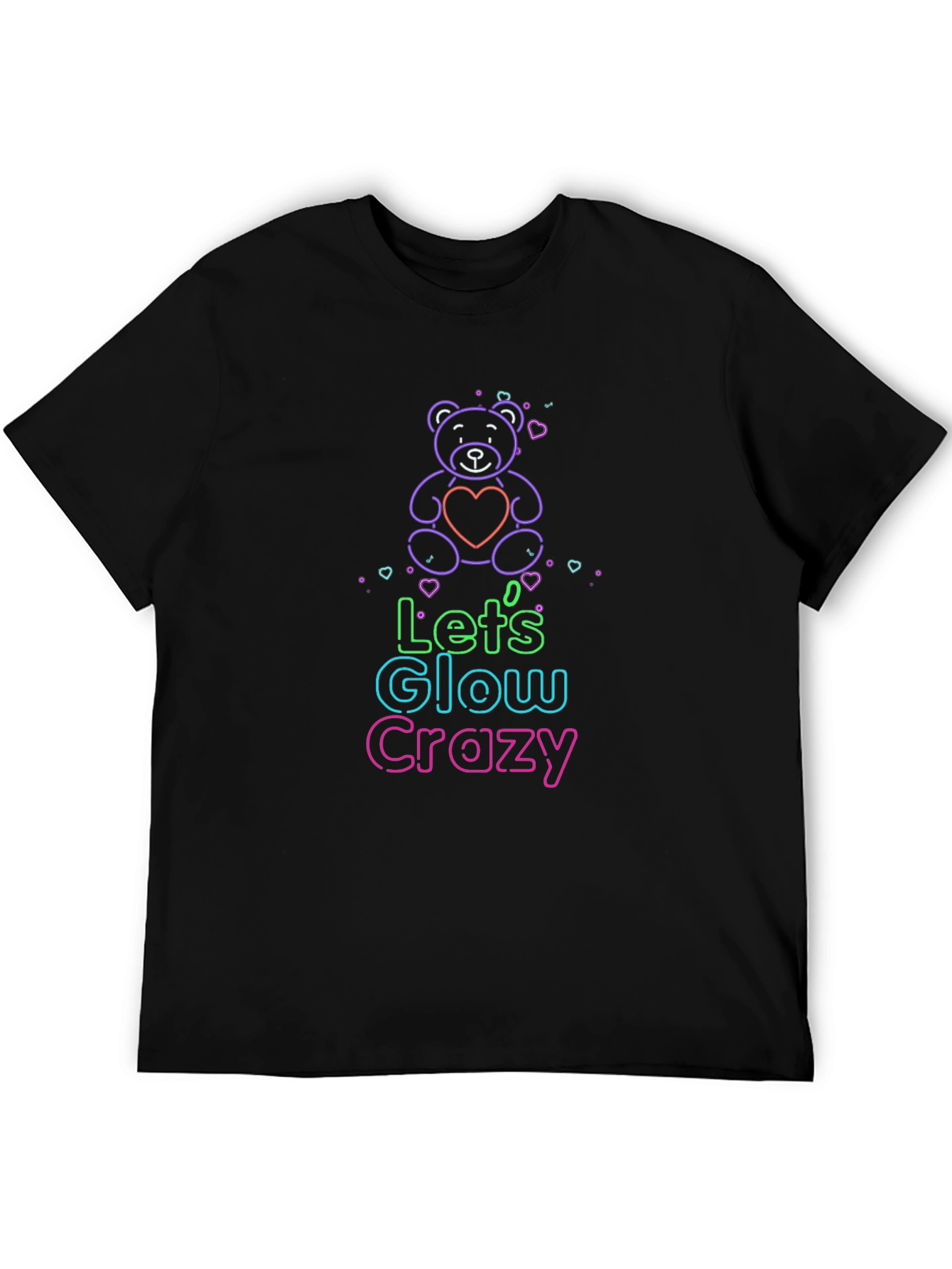 Glow Crazy Bear Graphic Tee