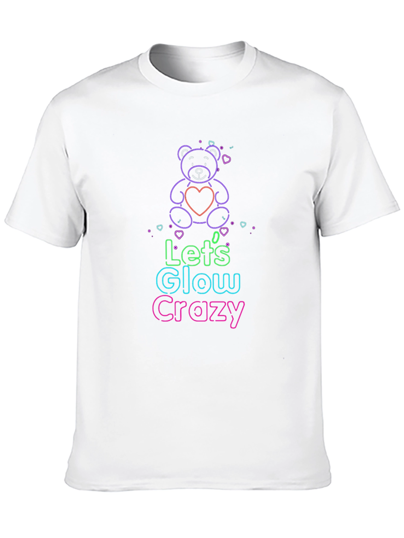 Glow Crazy Bear Graphic Tee