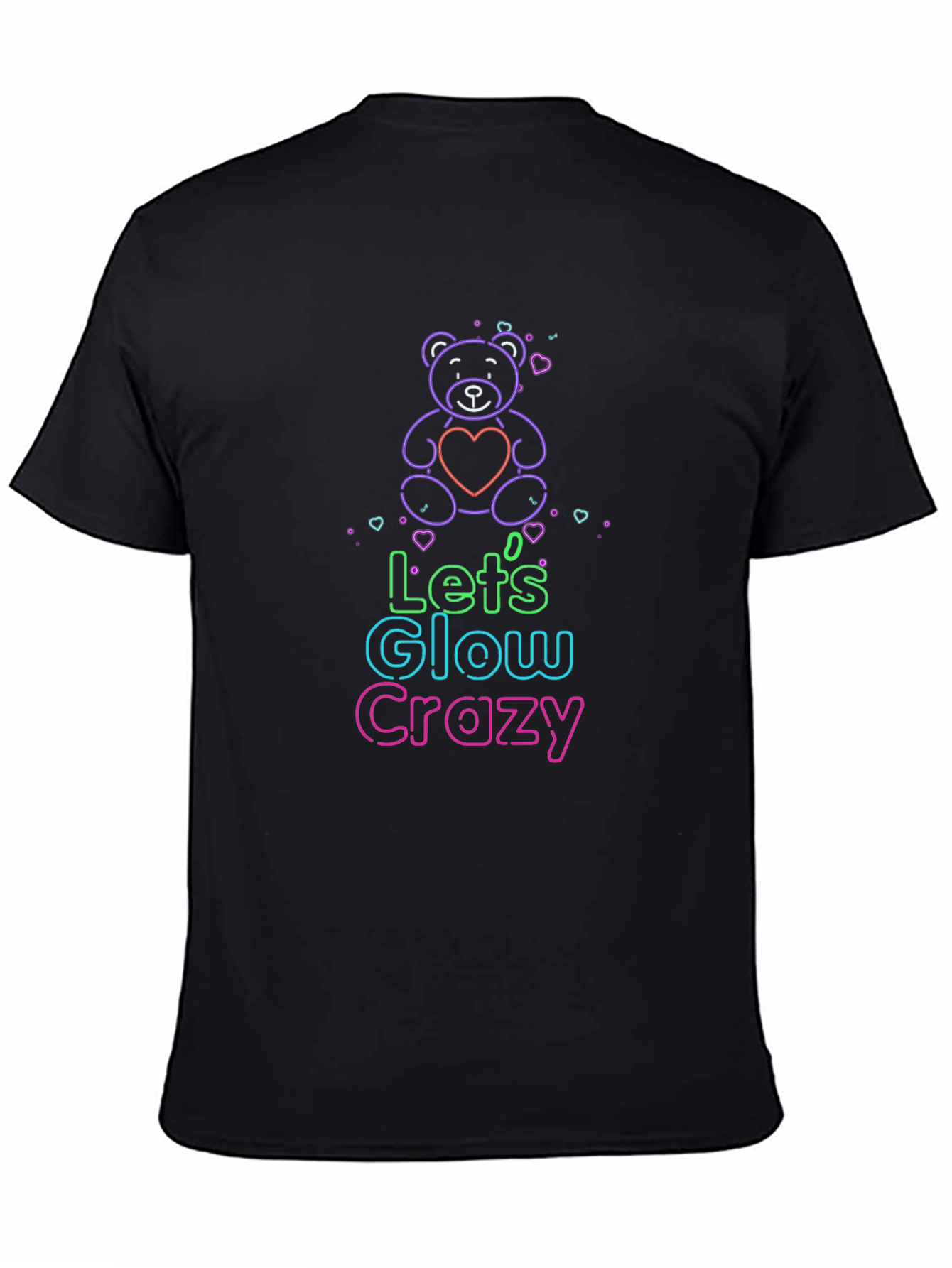Glow Crazy Bear Graphic Tee