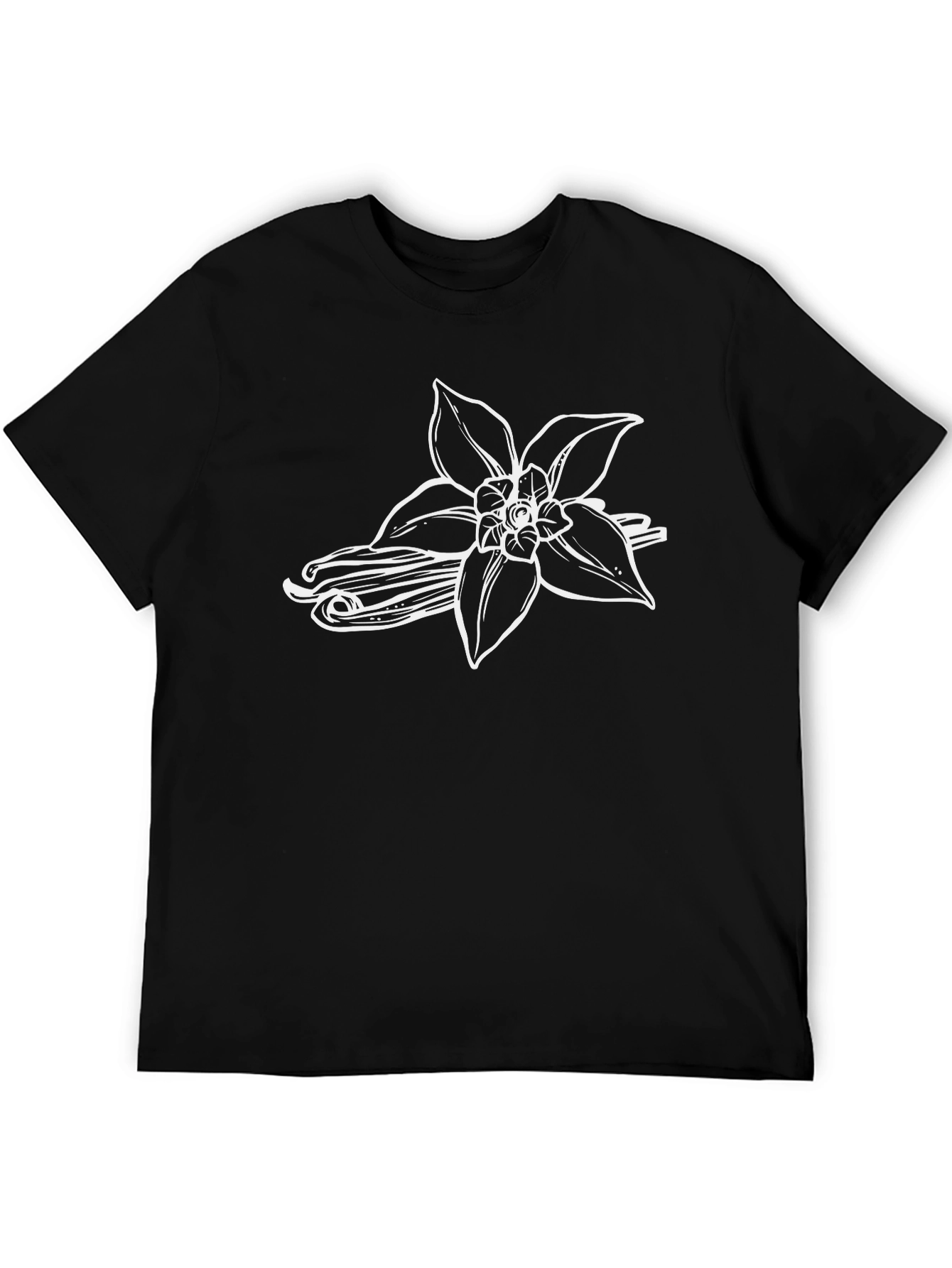 Vanilla Flower Graphic Tee - Stylish & Unique
