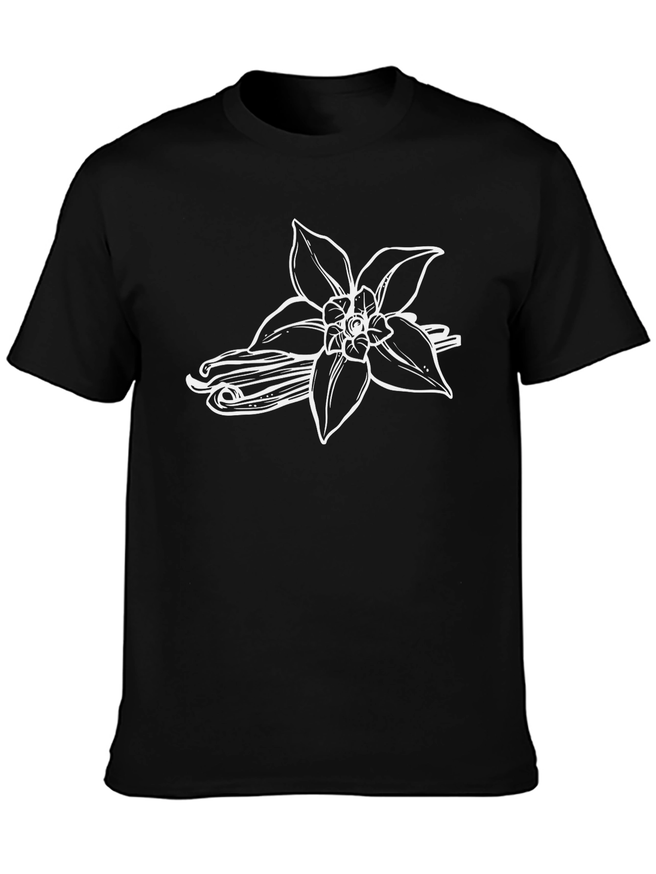 Vanilla Flower Graphic Tee - Stylish & Unique