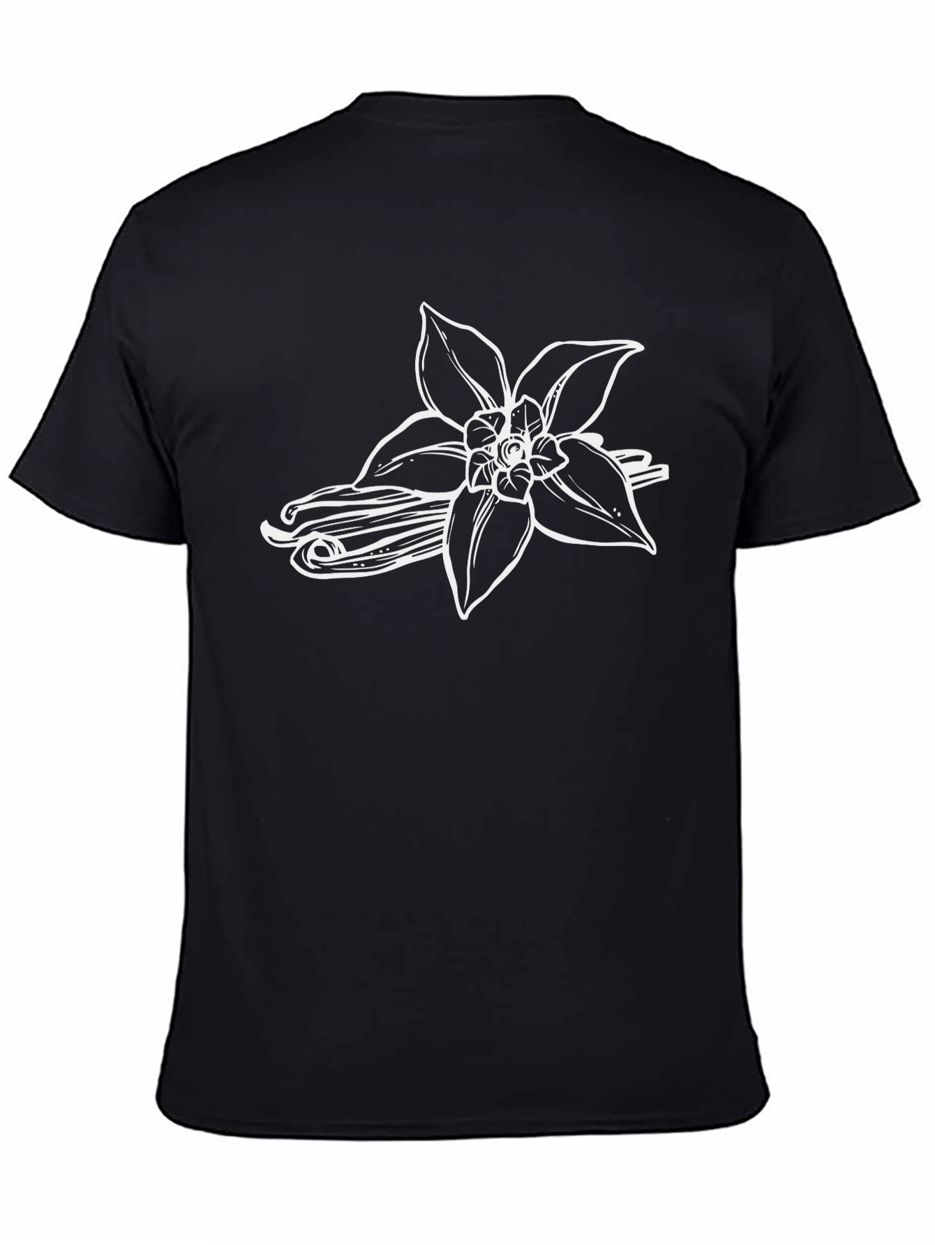 Vanilla Flower Graphic Tee - Stylish & Unique