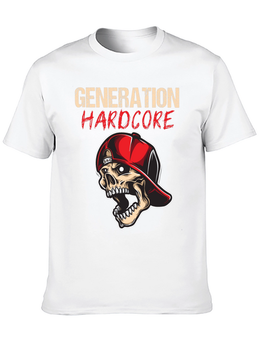 Generation Hardcore Skull Graphic T-Shirt