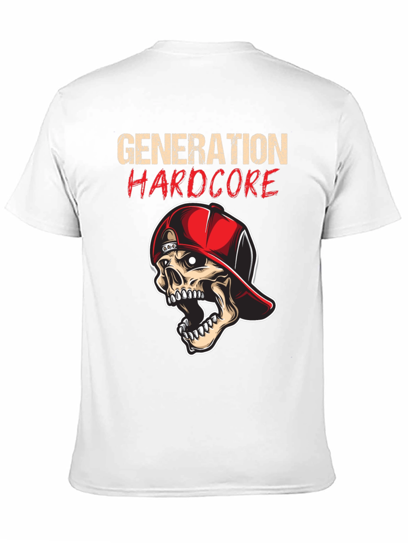 Generation Hardcore Skull Graphic T-Shirt