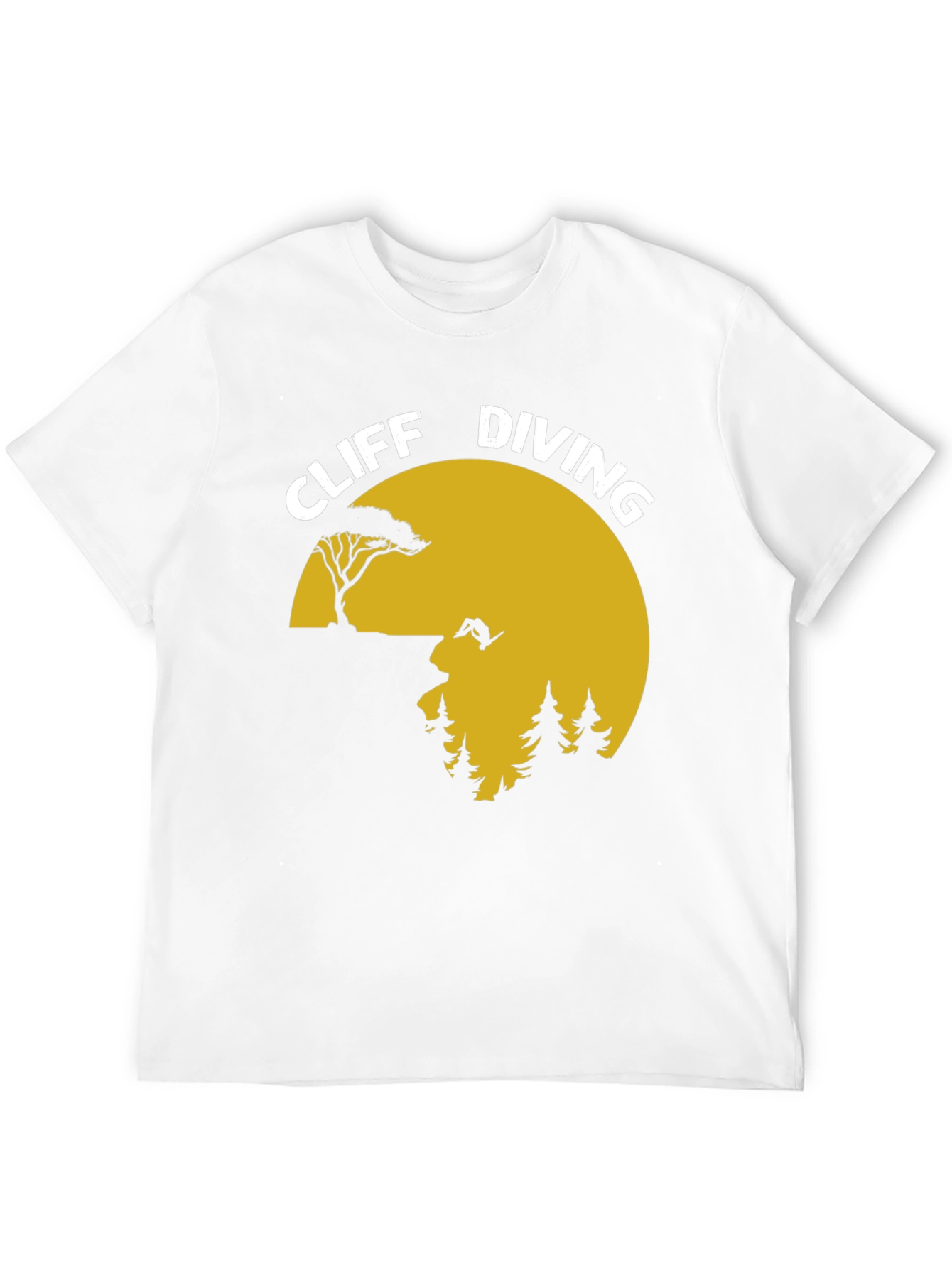 Cliff Diving Graphic T-Shirt - Adventure Tee