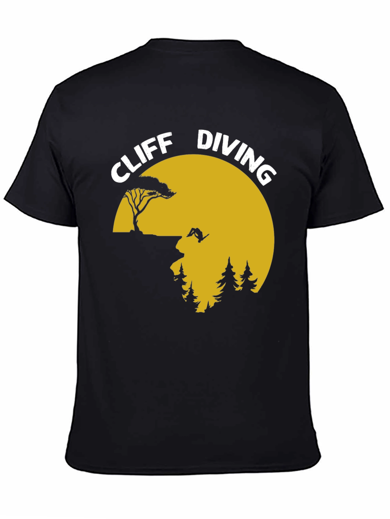 Cliff Diving Graphic T-Shirt - Adventure Tee