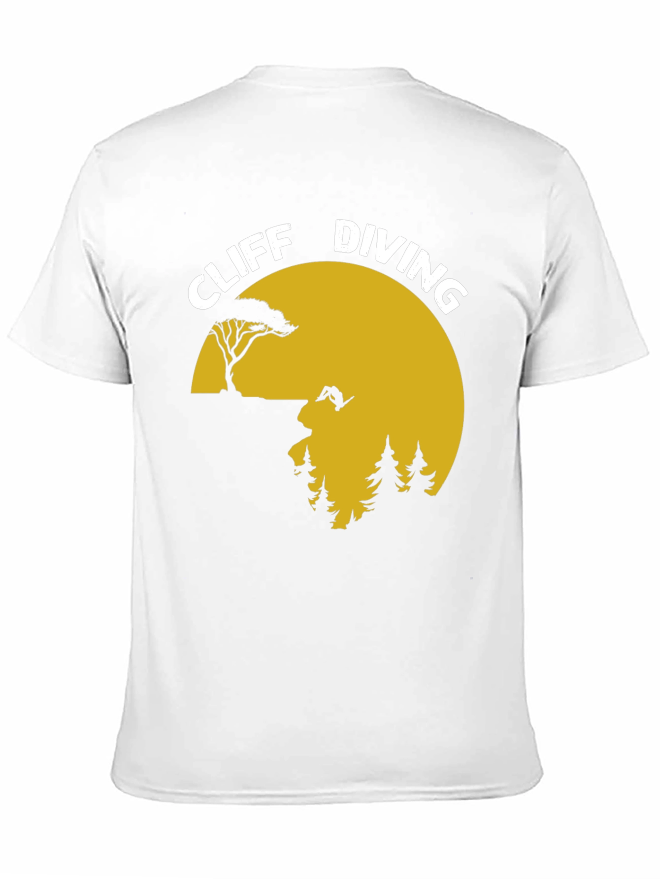 Cliff Diving Graphic T-Shirt - Adventure Tee