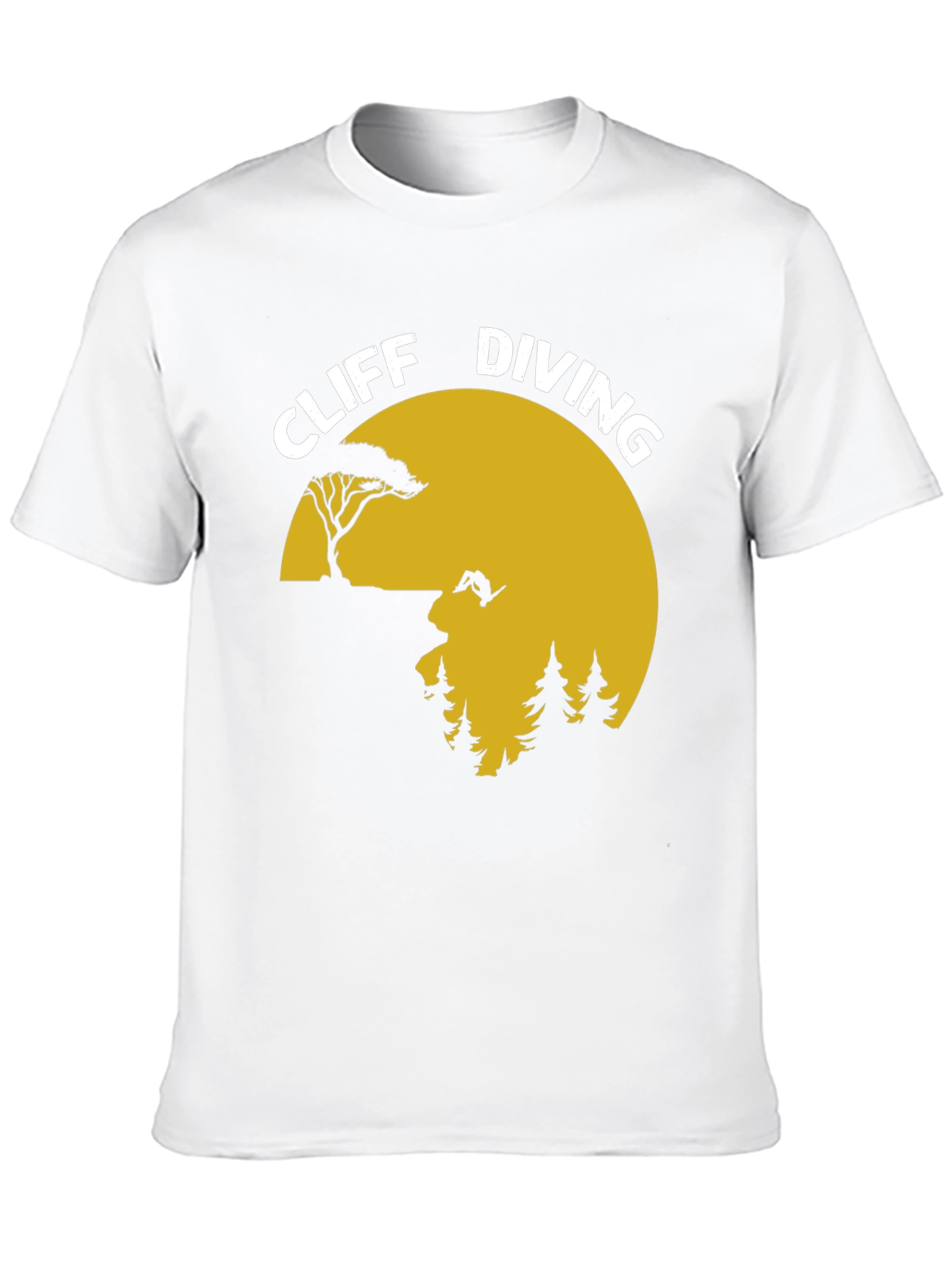 Cliff Diving Graphic T-Shirt - Adventure Tee