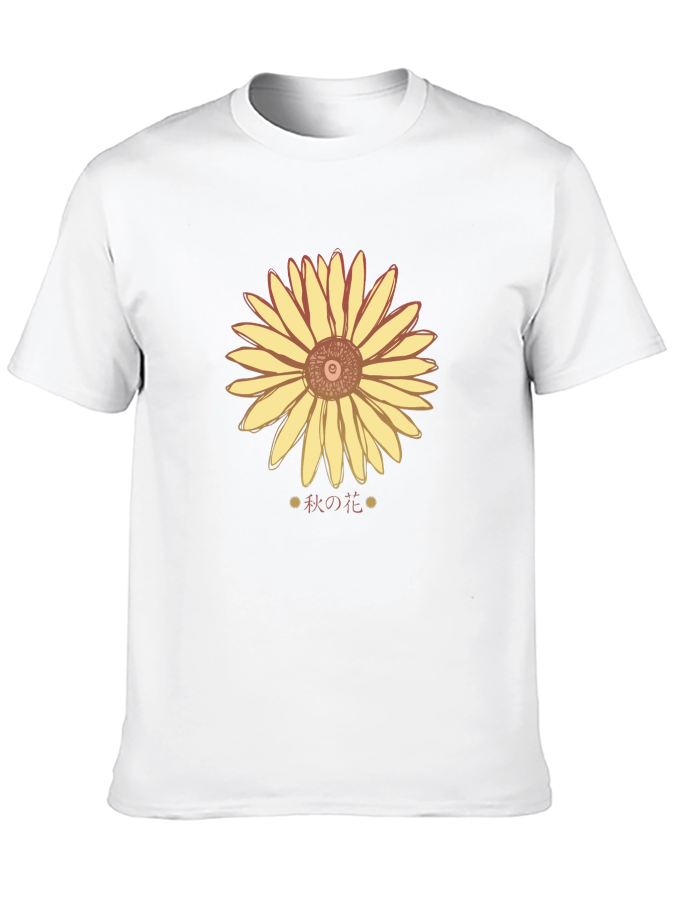 Autumn Floral T-Shirt - Black Graphic Tee