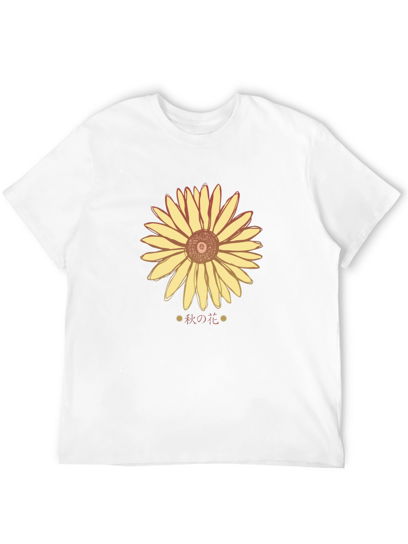 Autumn Floral T-Shirt - Black Graphic Tee