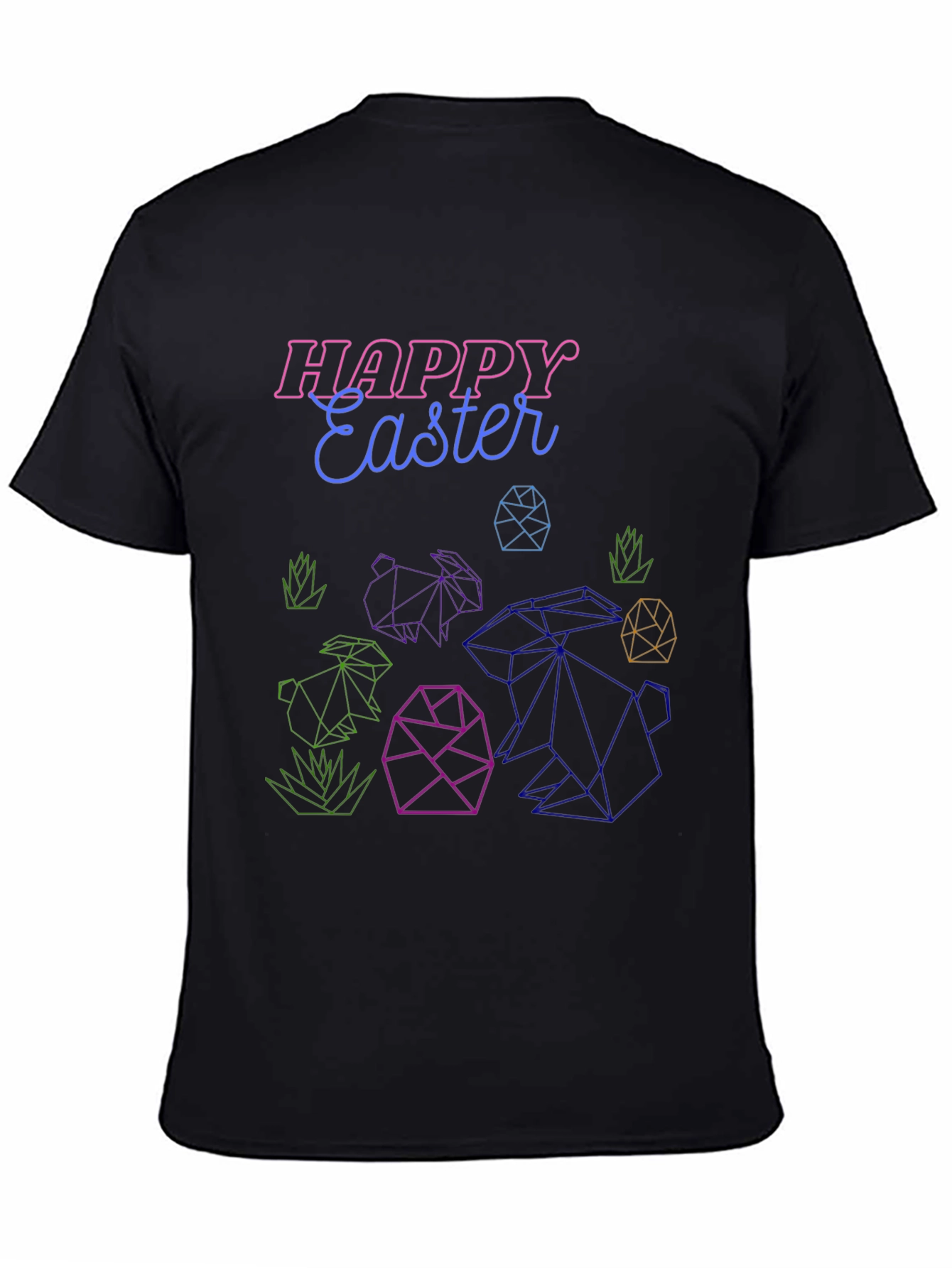 Happy Easter Geometric T-Shirt