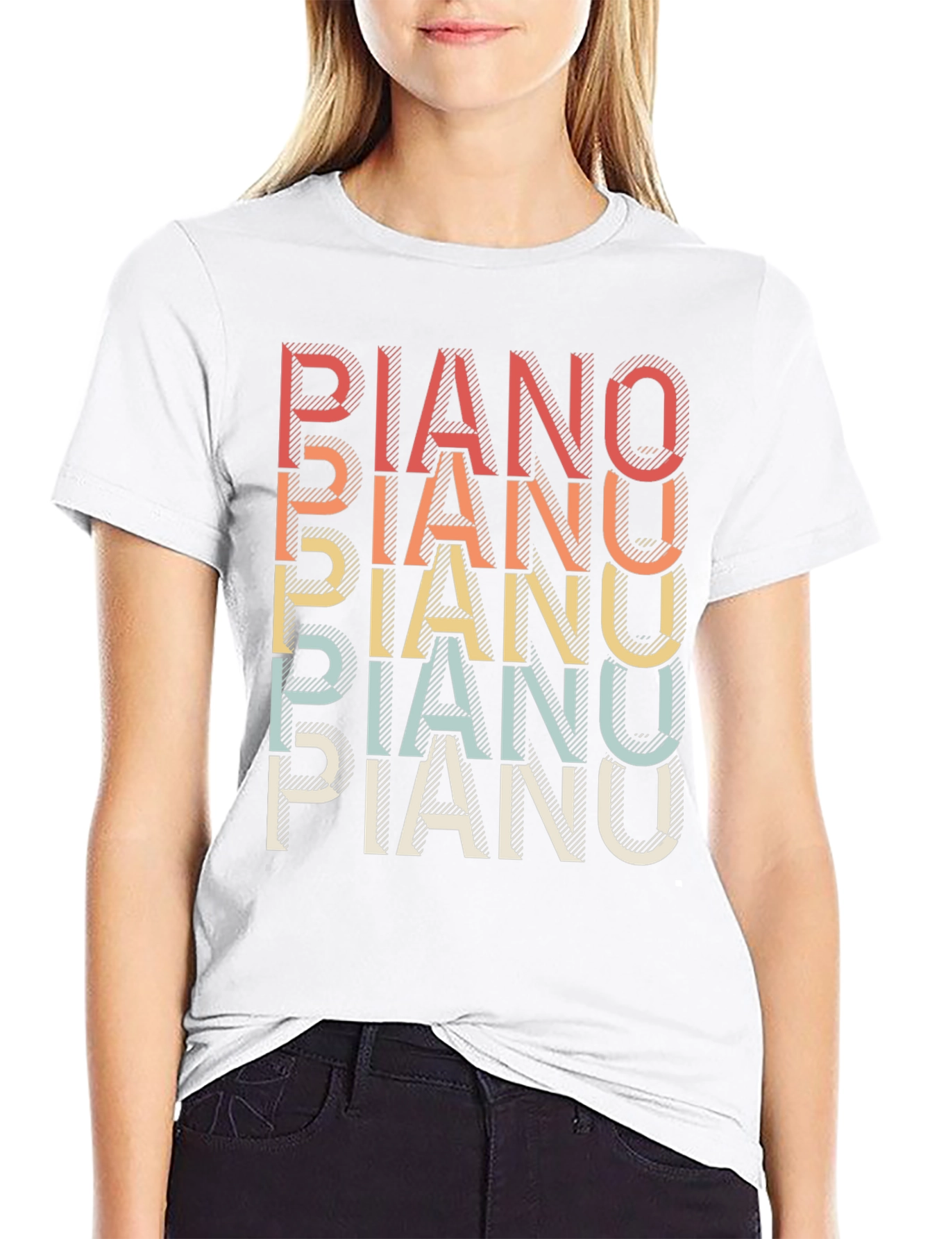 Retro Piano T-Shirt