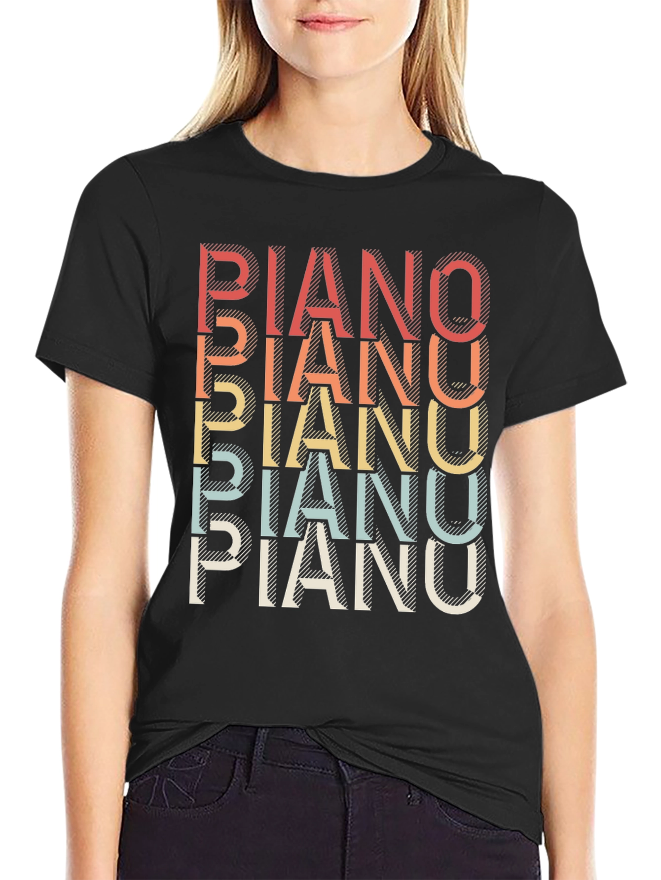 Retro Piano T-Shirt