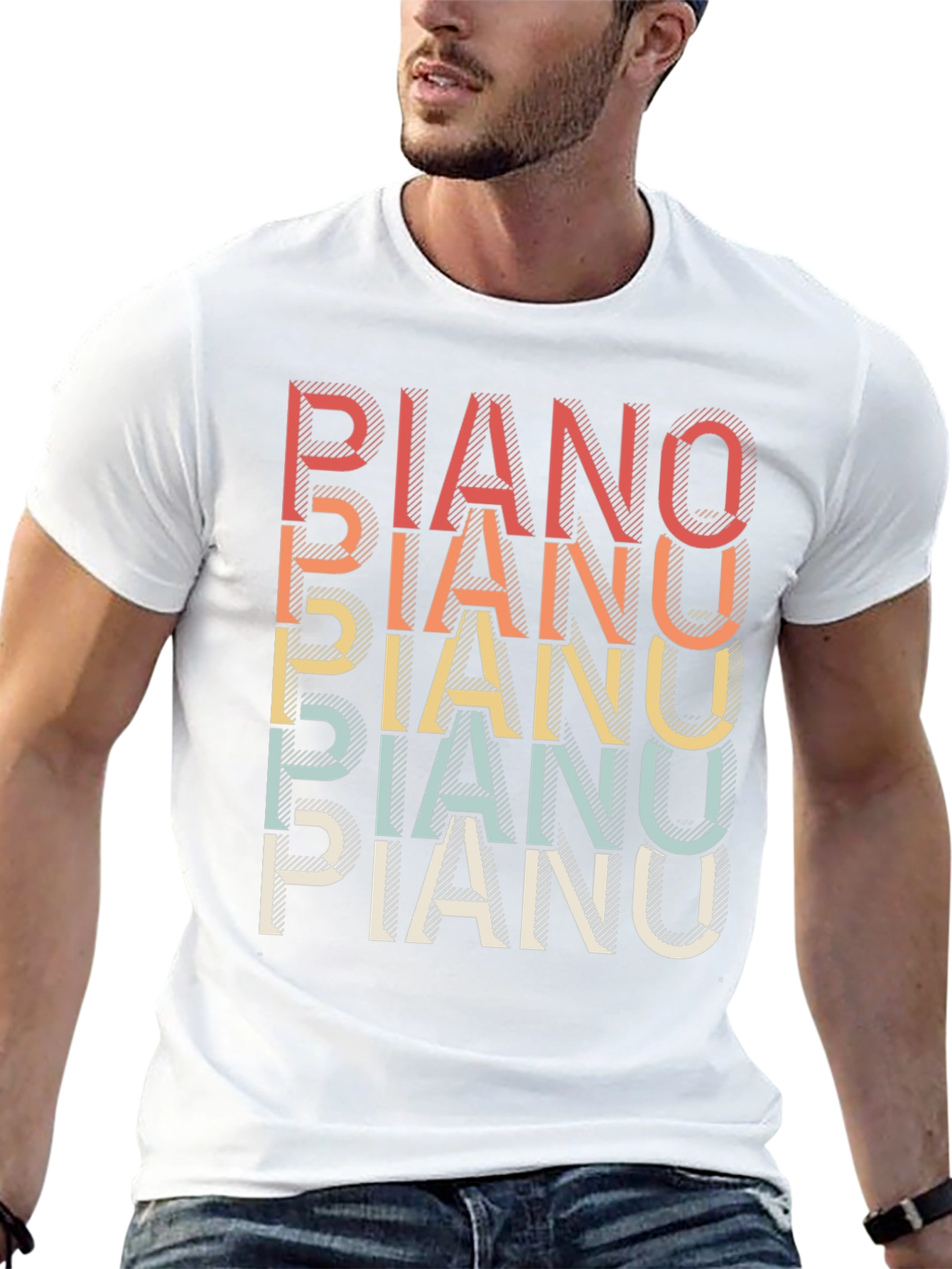 Retro Piano T-Shirt